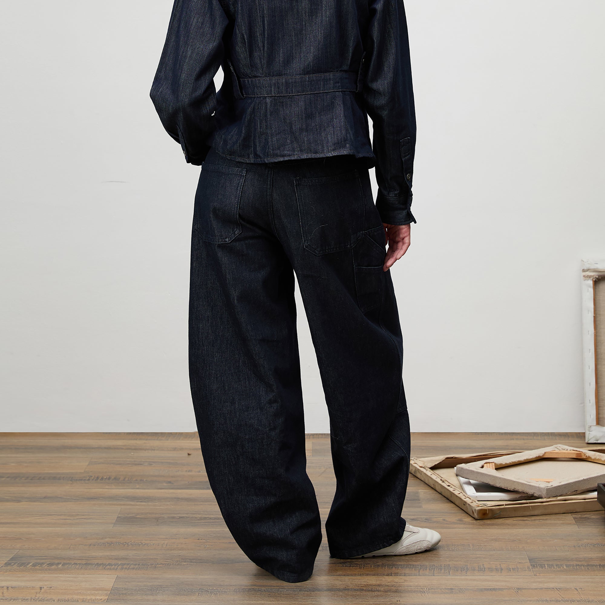 COMMAND N Utility Curved Denim Pants
