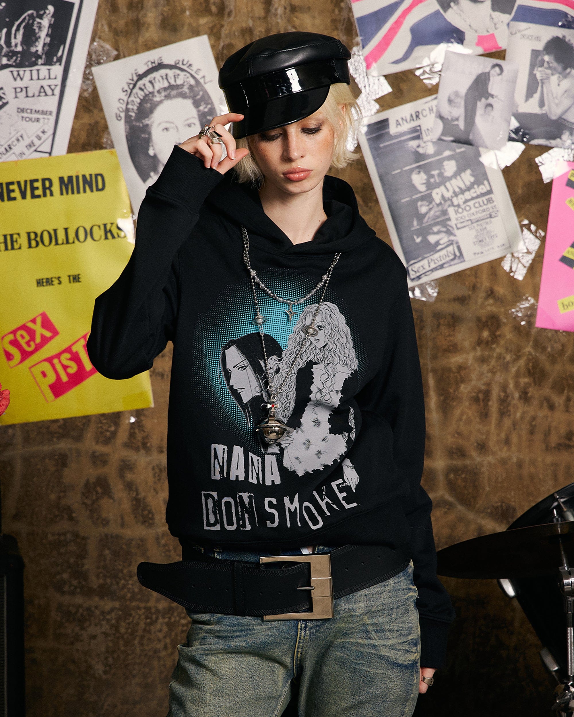 DONSMOKE × NANA Manga Graphic Hoodie