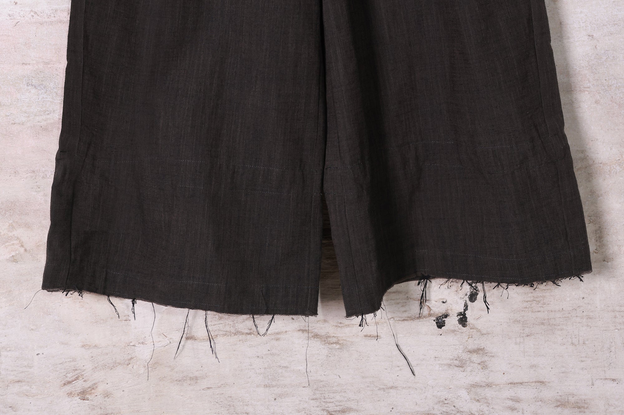 INCH LIM Pleated Wide-Leg Cinch-Hem Pants