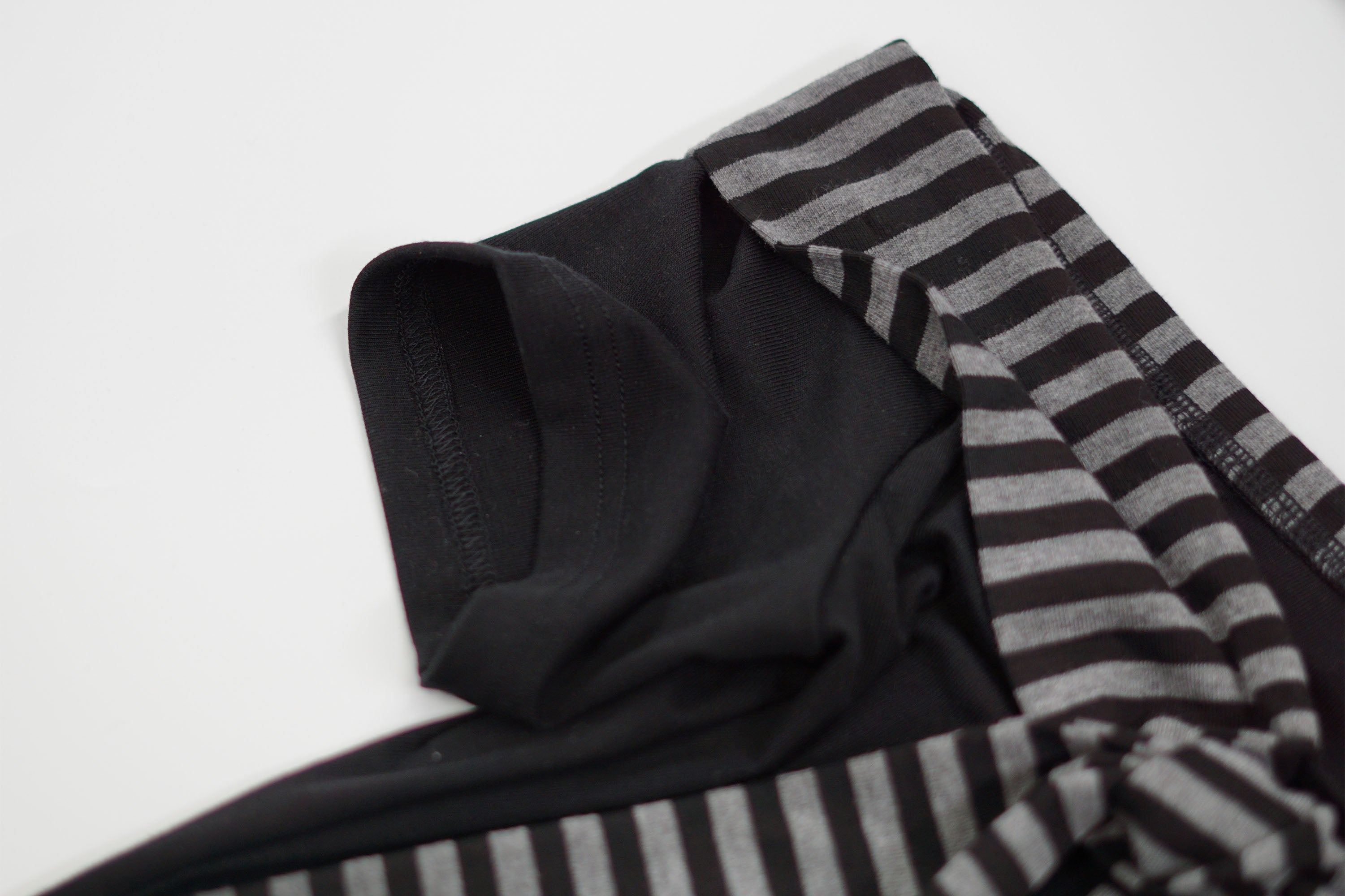 CESTNOUS Deconstructed Striped Star Pin Dress