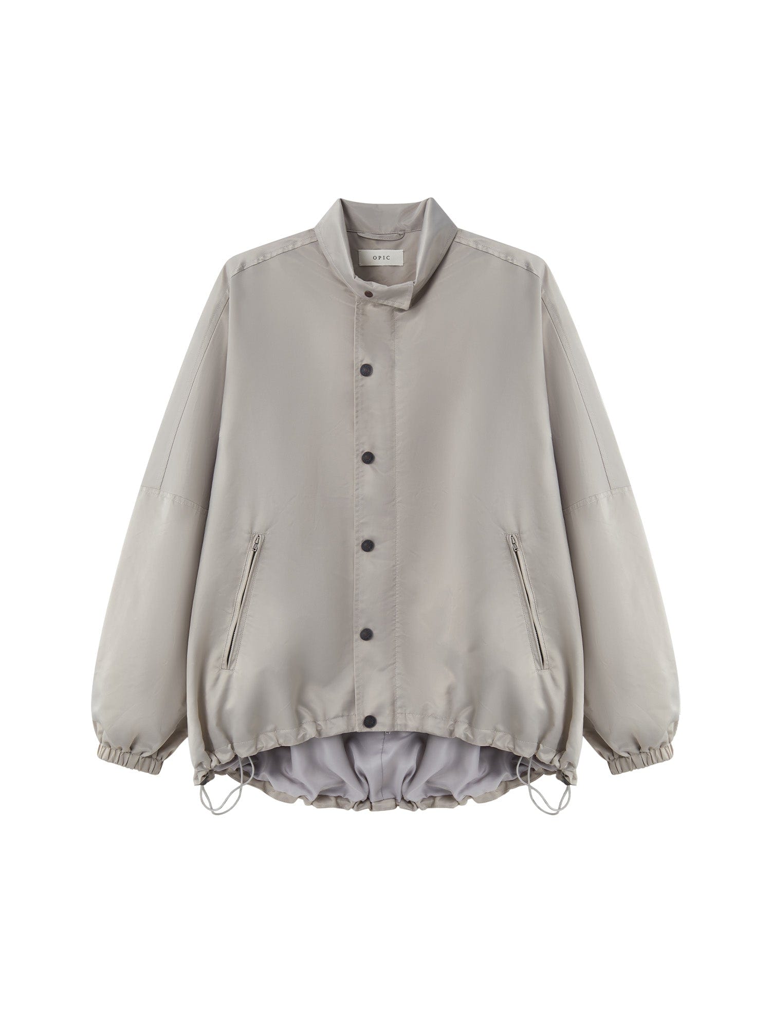 OPICLOTH Satin Batwing Drawstring Oversized Jacket, premium urban and streetwear designers apparel on PROJECTISR.com, OPICLOTH