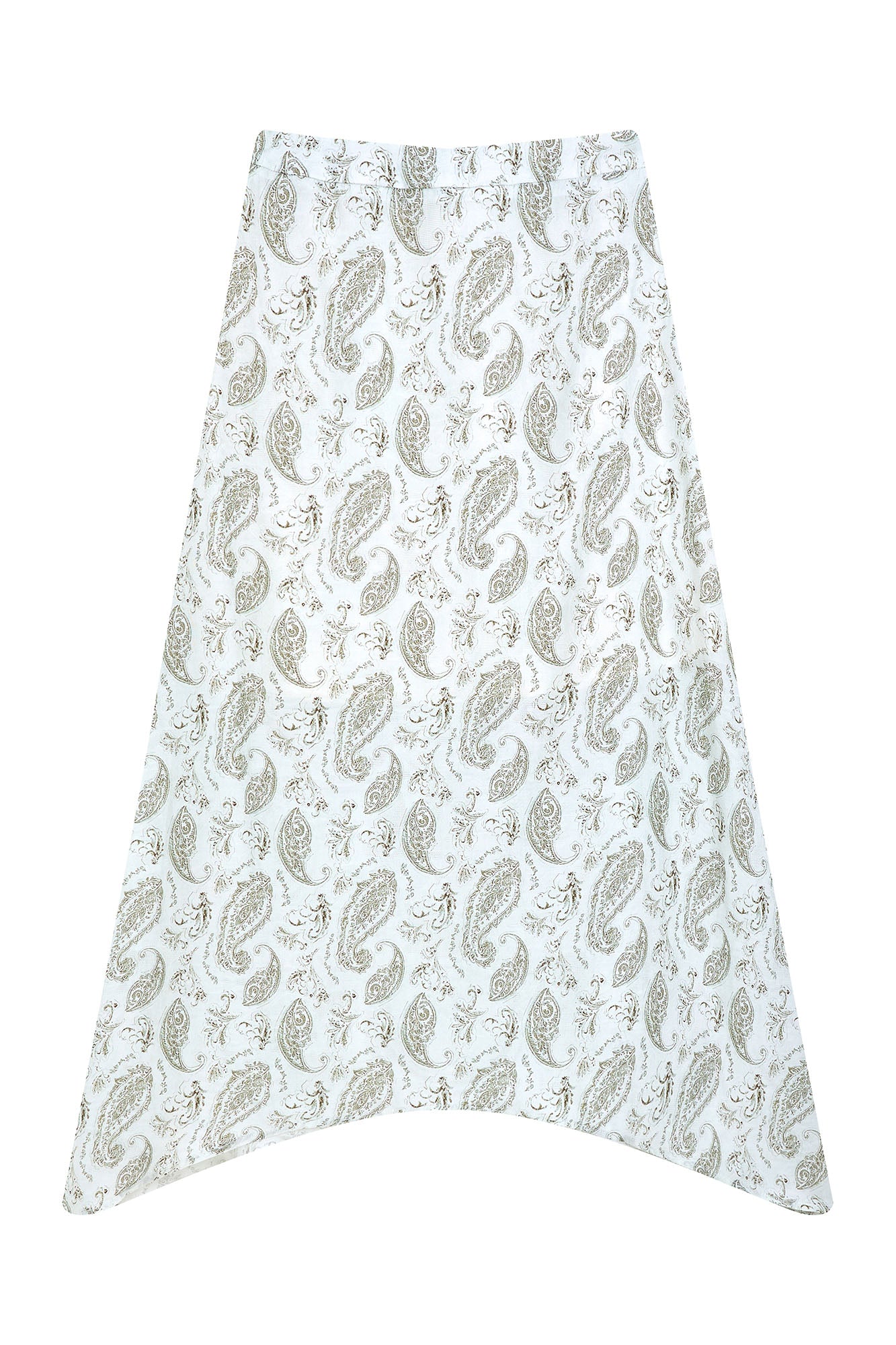 SAME FLOW Paisley Full-Print Midi Skirt