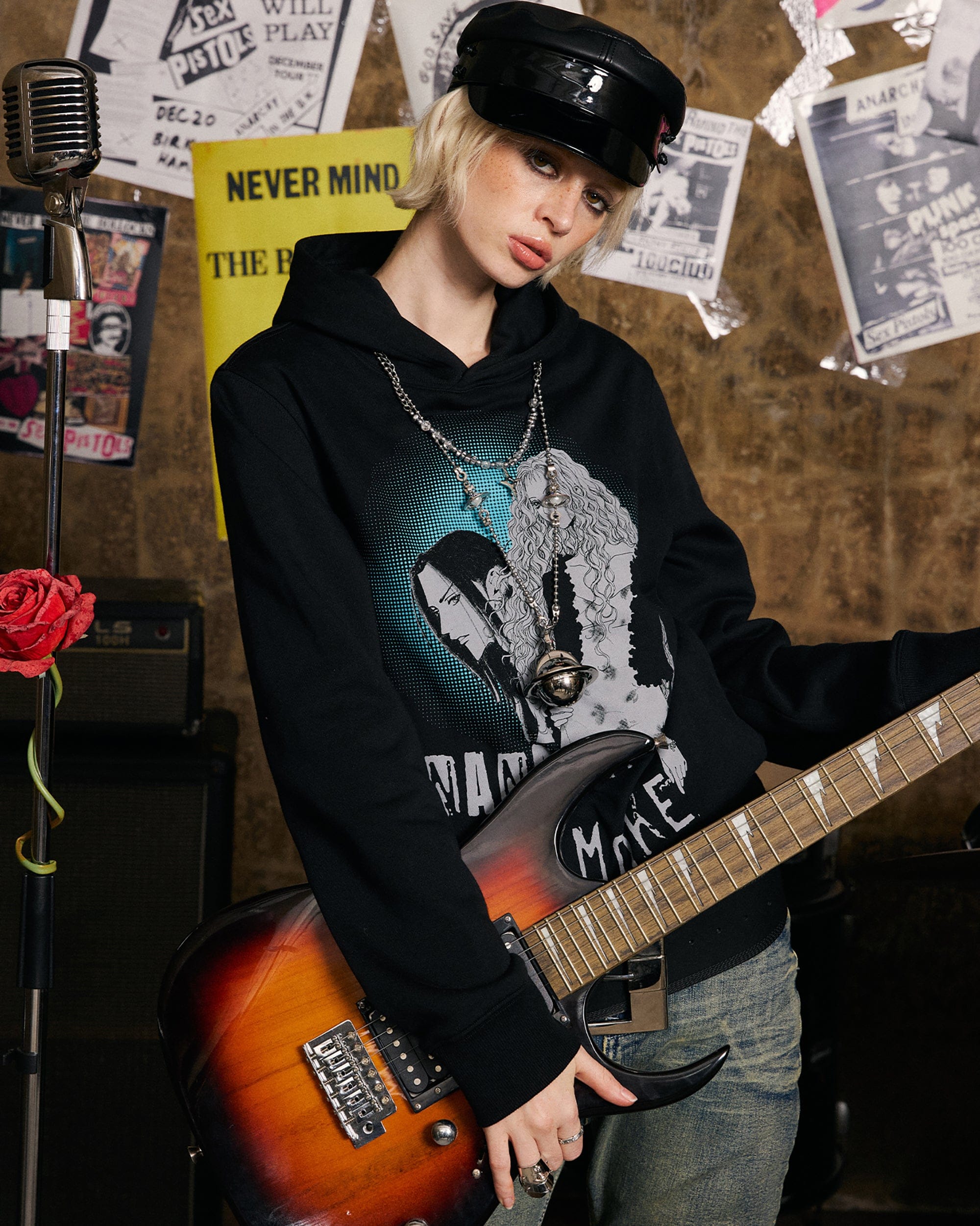 DONSMOKE × NANA Manga Graphic Hoodie