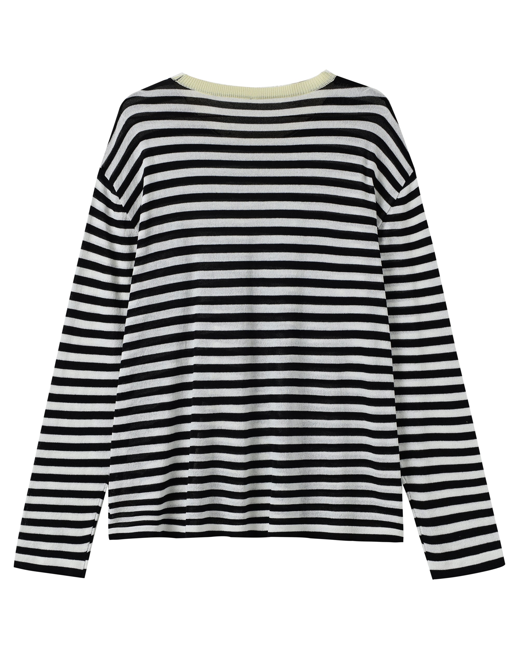 HAVEAMEAL x Sunonebird Retro Striped Illustrated Knit Pullover