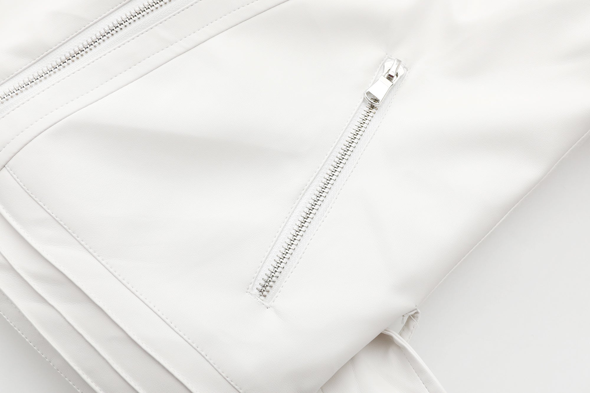 NEVER OFFEND L ANGEL Leopard Faux Fur Panel Biker Jacket