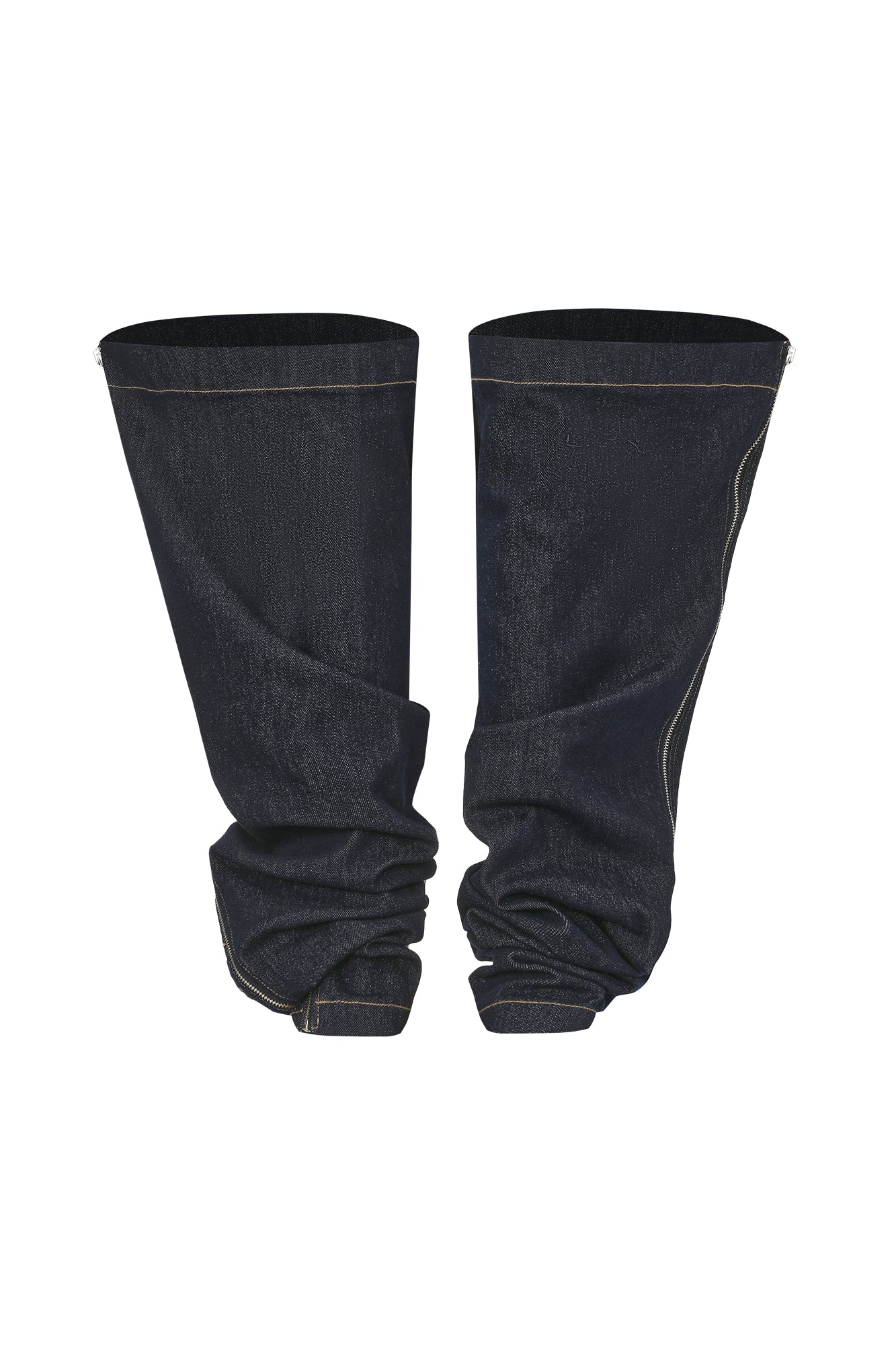 NEVER OFFEND L ANGEL Classic Low-Waist Flared Raw Jeans