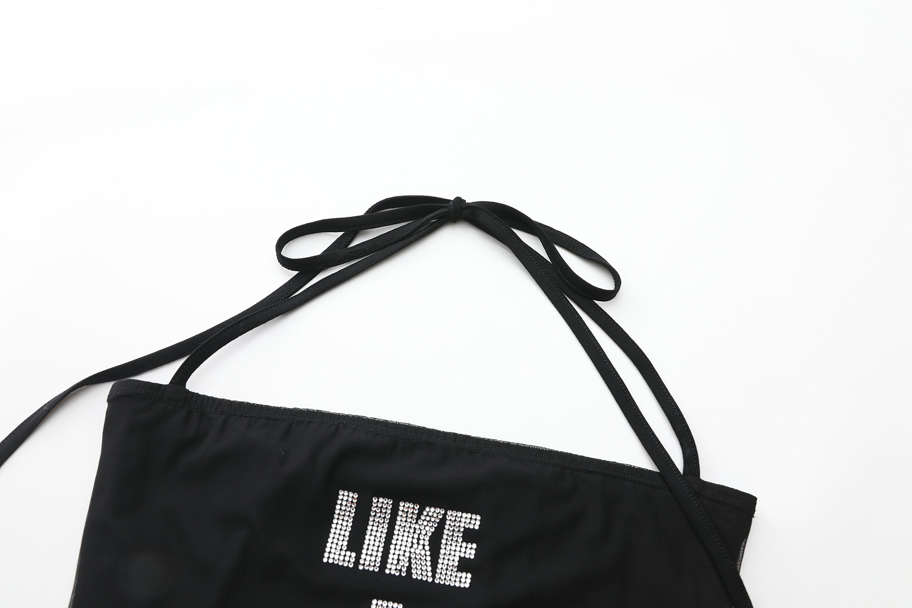 NEVER OFFEND L ANGEL Diamond Mesh Fishtail Maxi Dresses