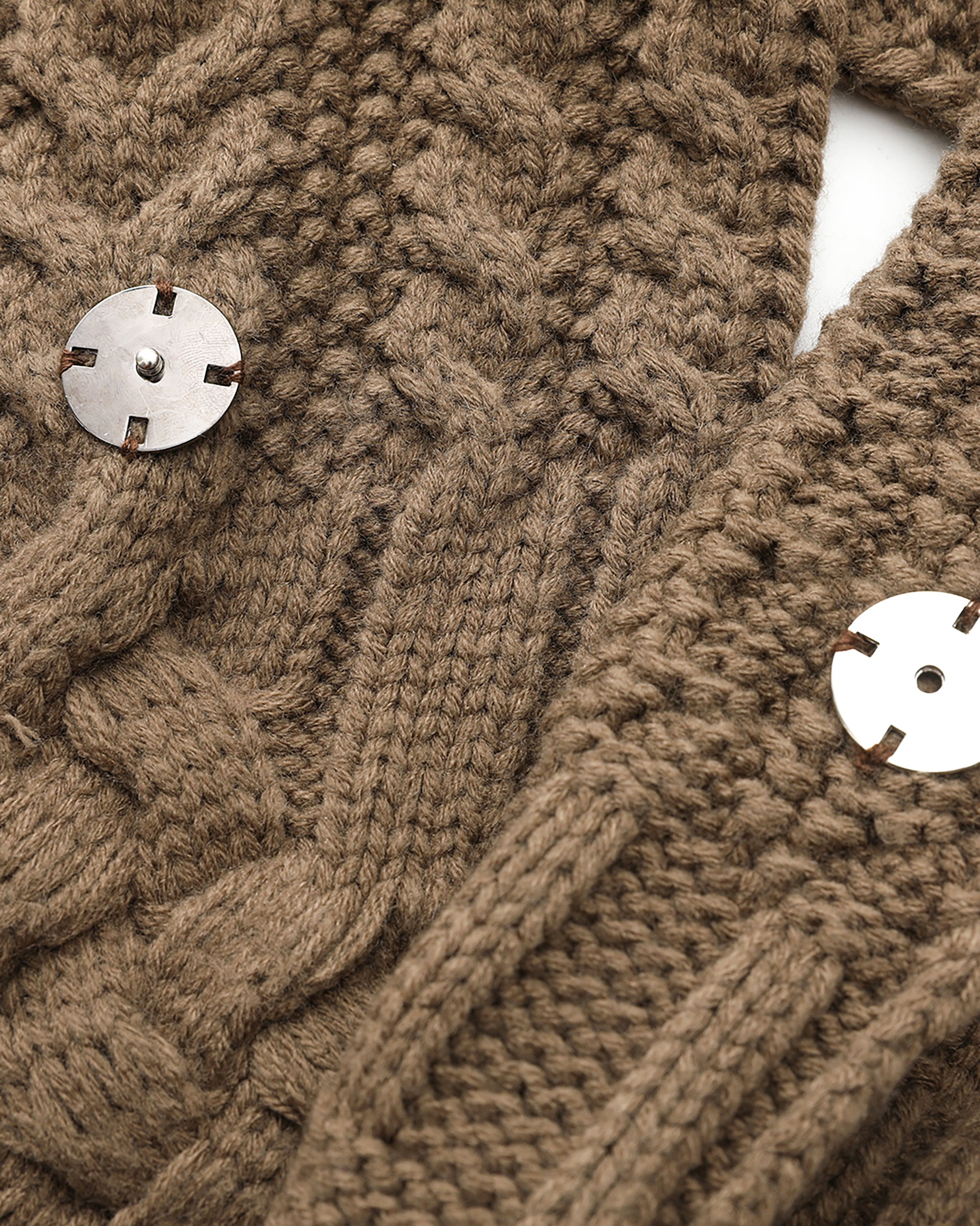 NEVER OFFEND L ANGEL Convertible Cable Knit Halter Vest