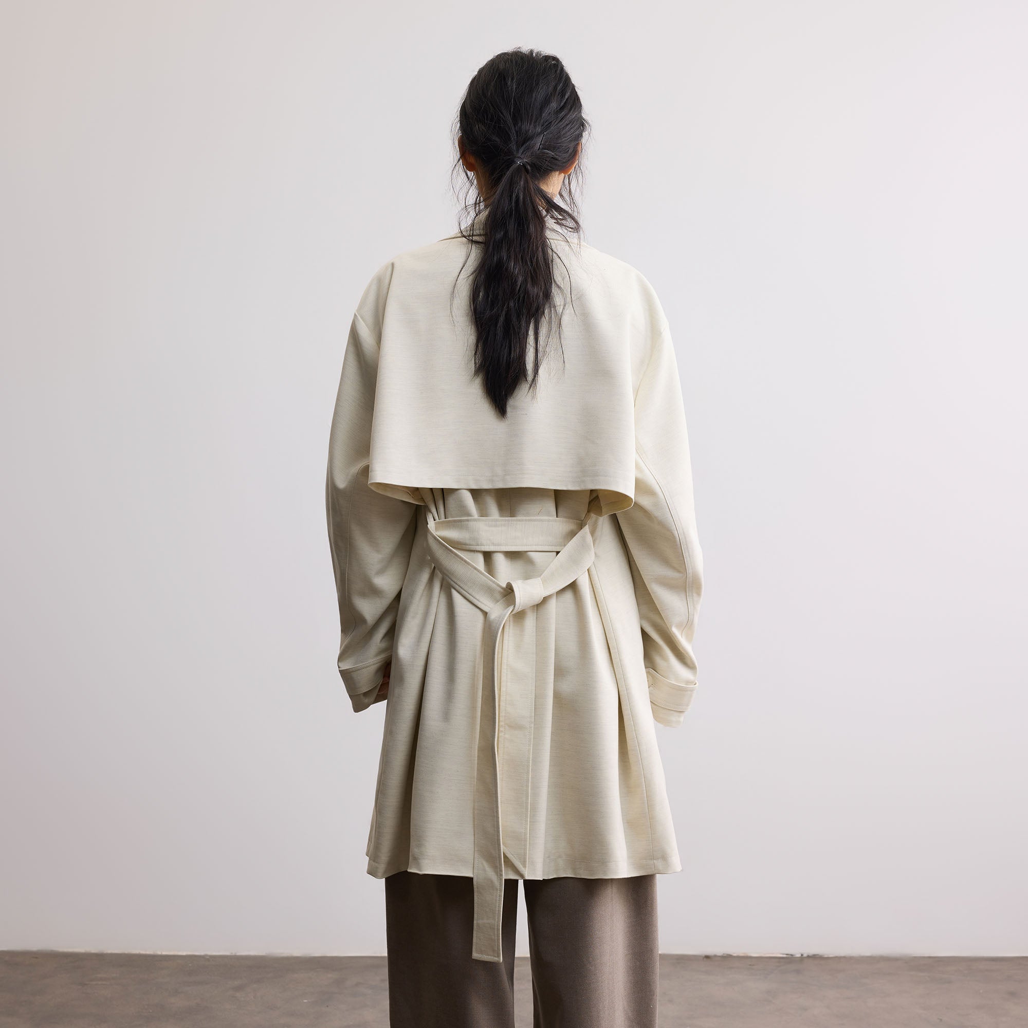 SAME FLOW Essential Double-Breasted Coat