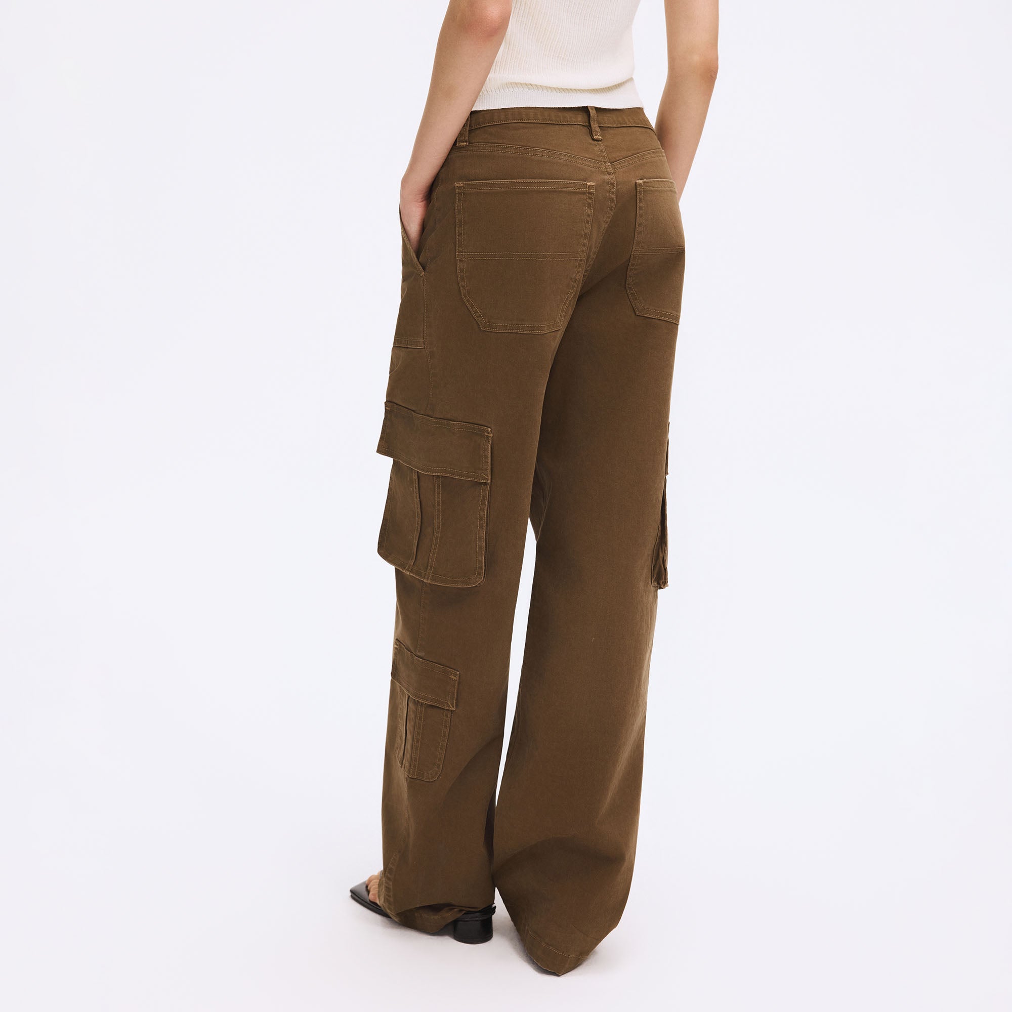 ARTIFICIAL WORLD Washed Straight-Leg Cargo