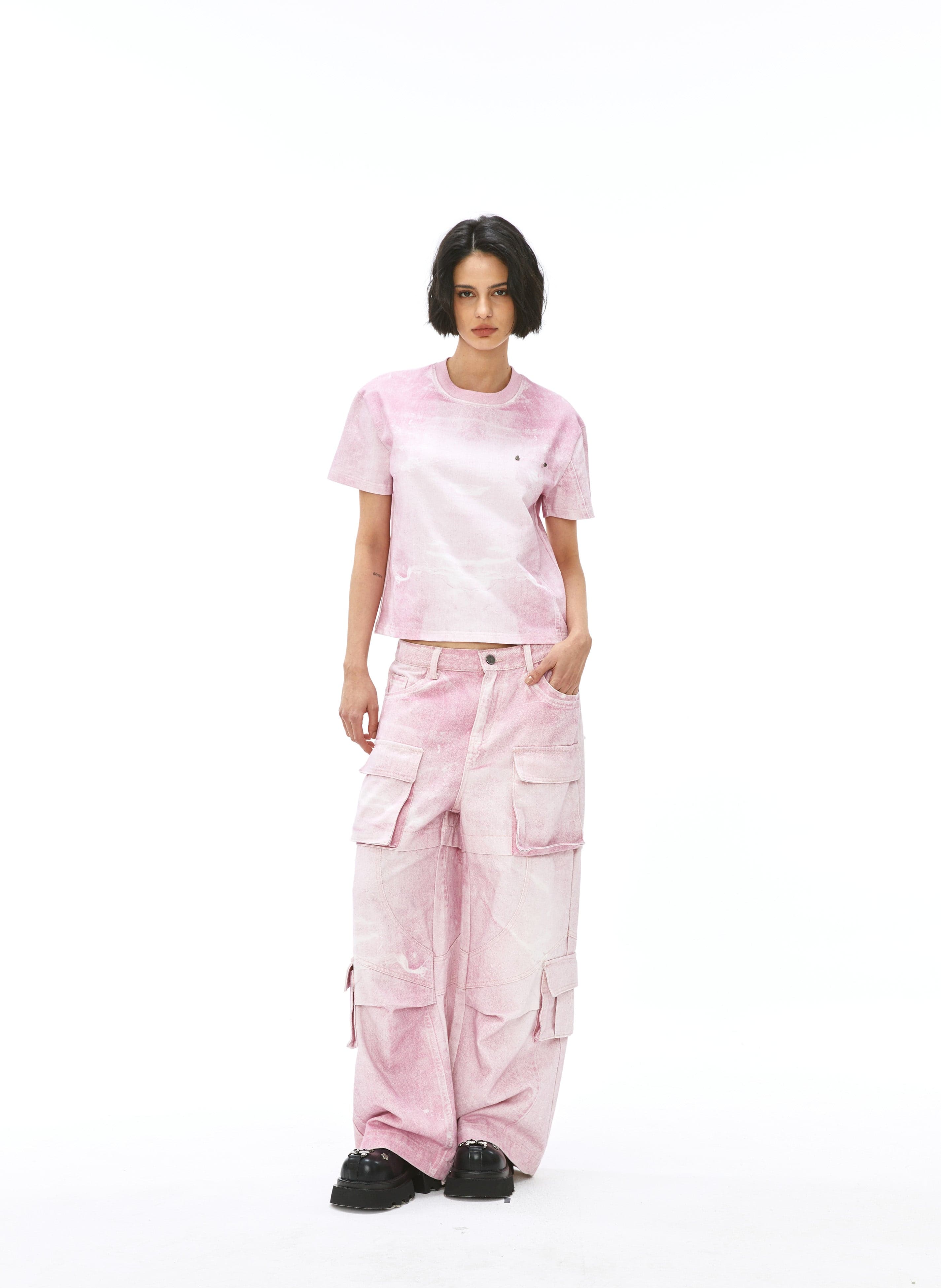 VANN VALRENCE Structural Multi-Pockets Cargo Jeans, premium urban and streetwear designers apparel on PROJECTISR.com, VANN VALRENCE