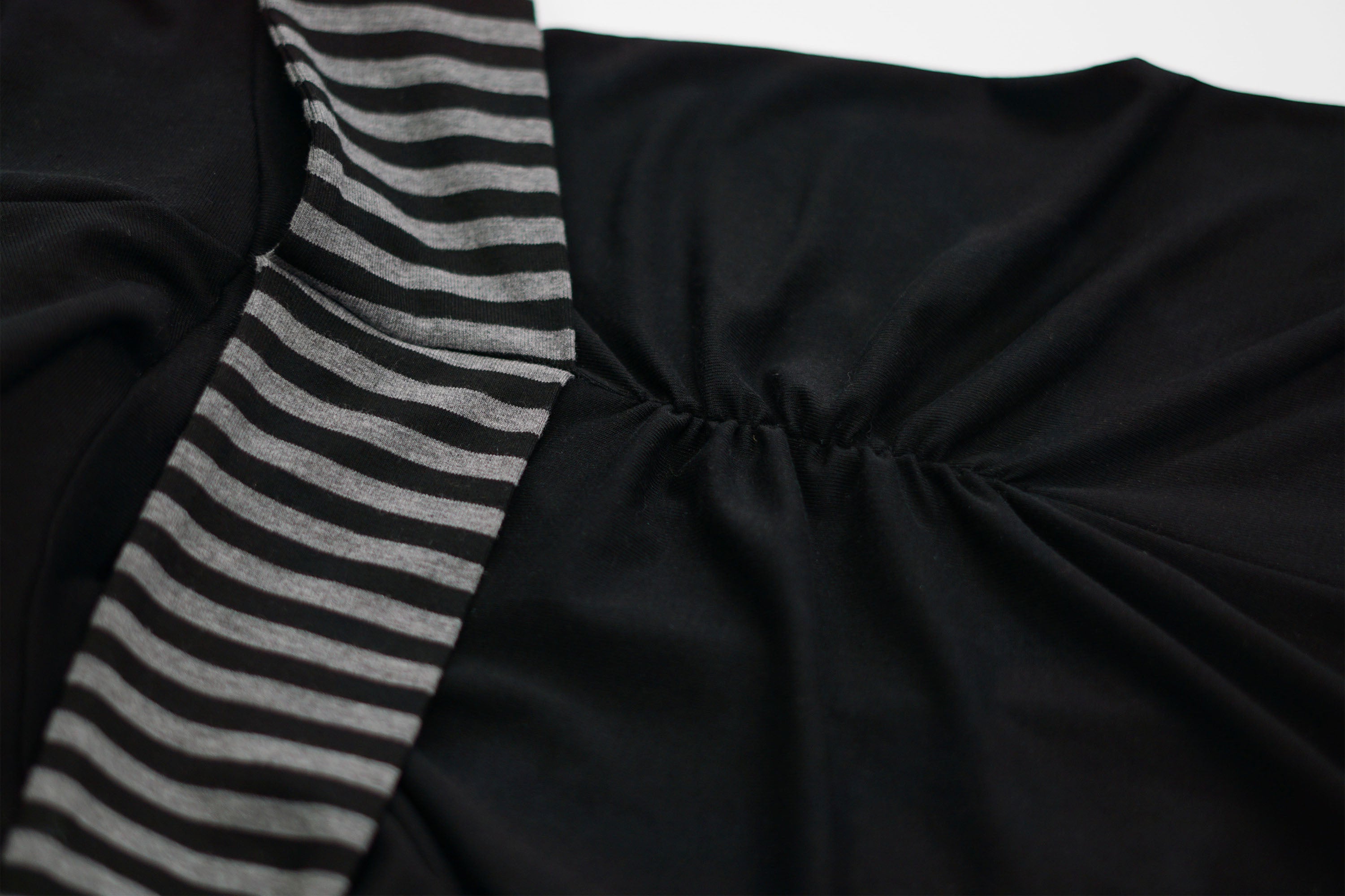 CESTNOUS Deconstructed Striped Star Pin Dress