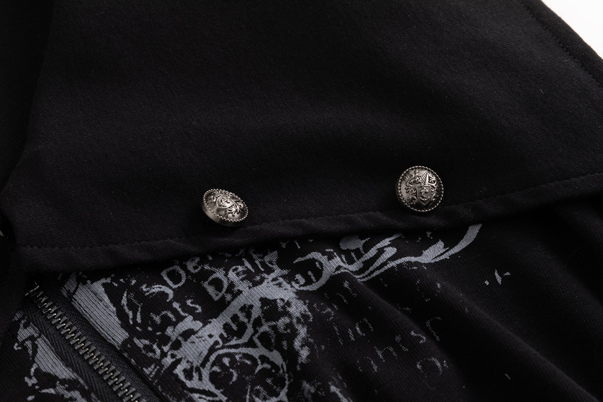 CESTNOUS Cross Graphic Zip-Up Vest