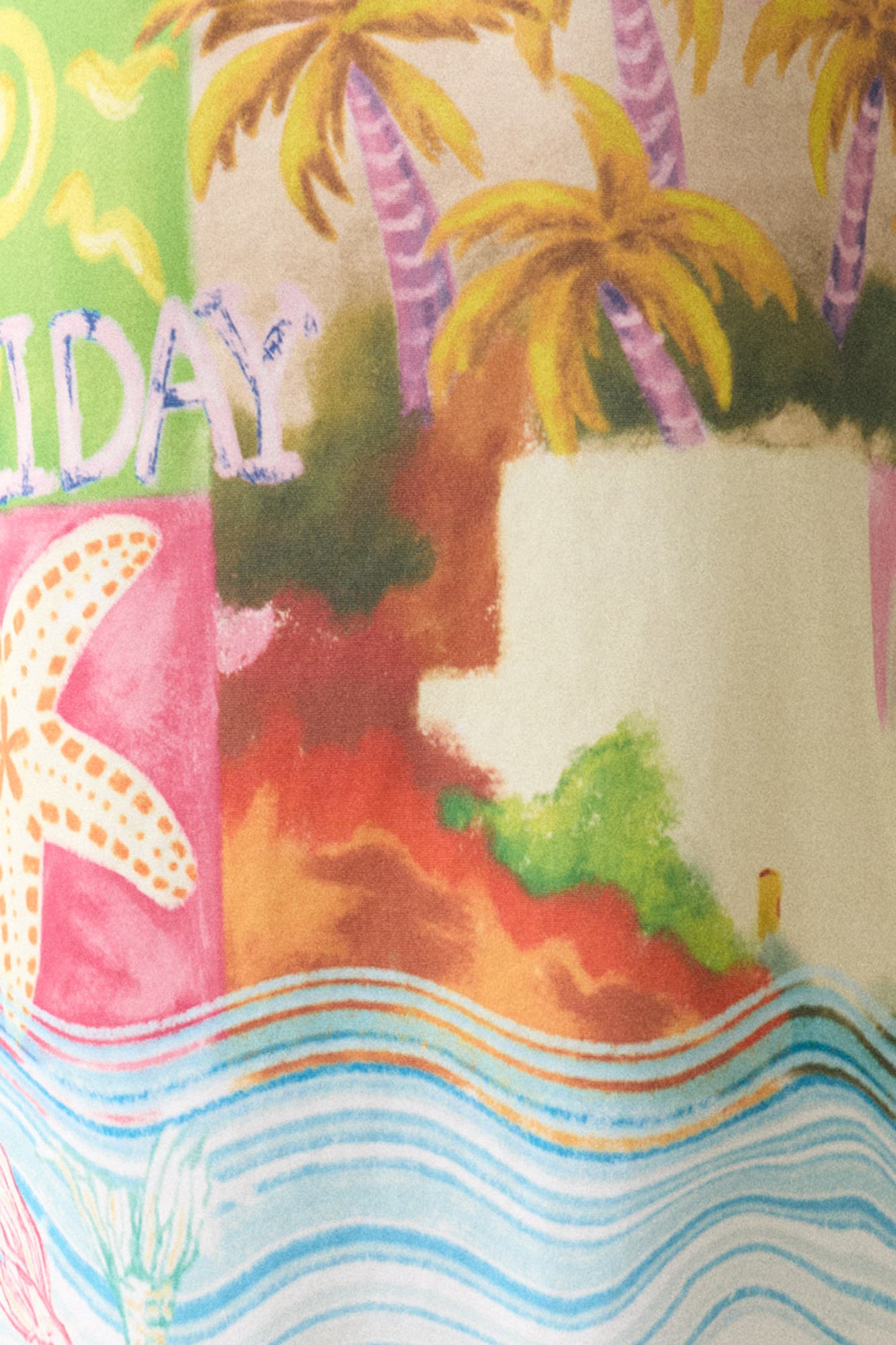 WII WIL Full-Print Tropical Collage Skirt