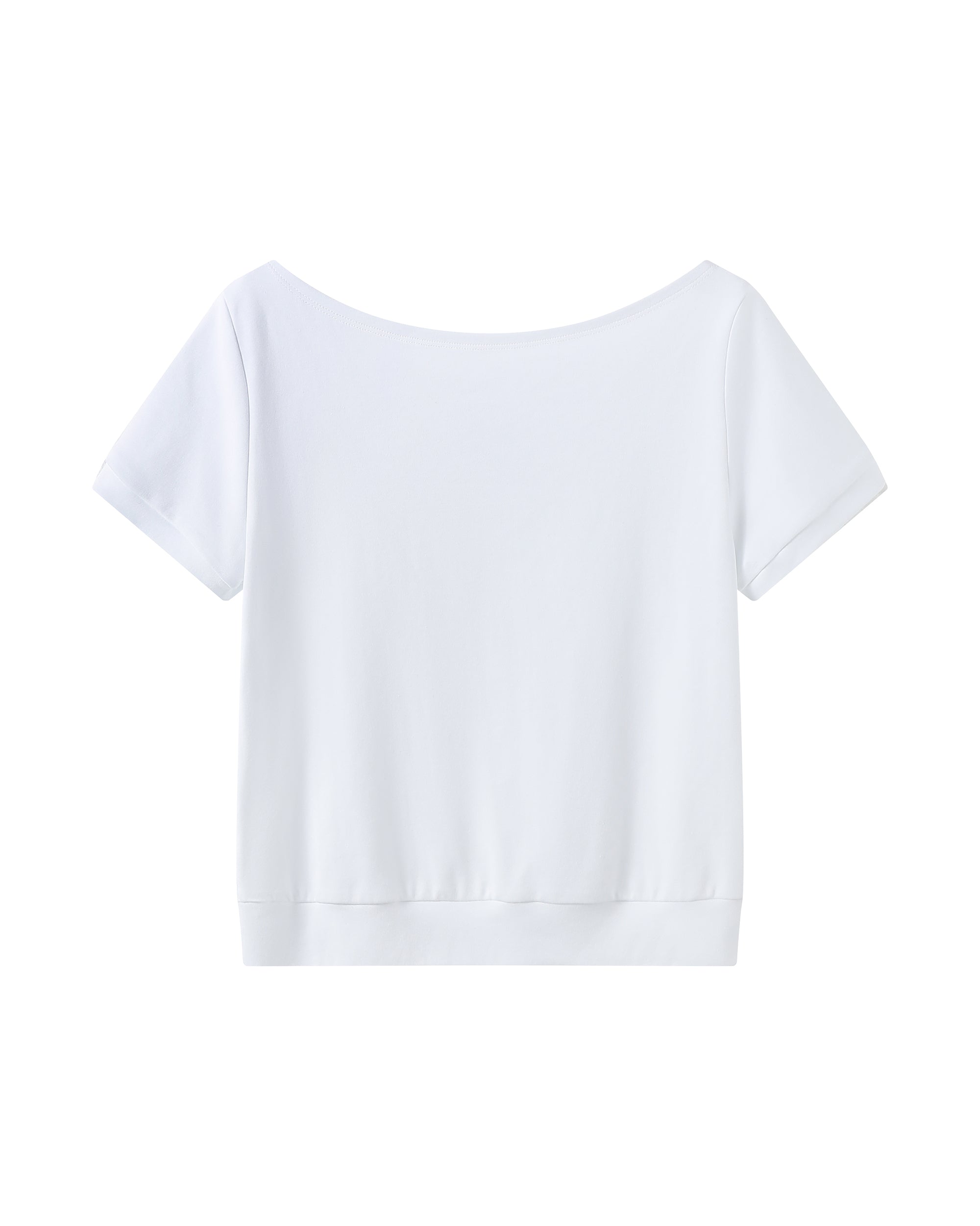 HAVE A MEAL Umbrella Graphic Scoopneck Pendant Top