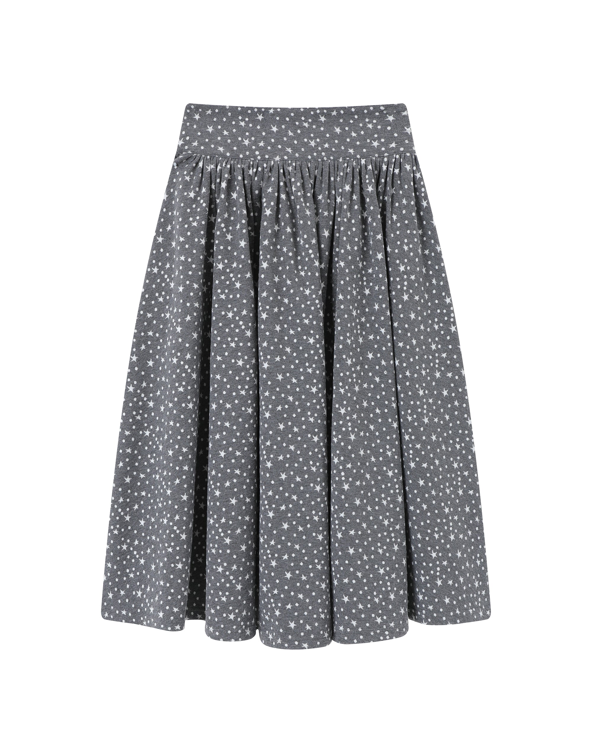 HAVEAMEAL Star Polka Dot Jacquard Knit Skirt