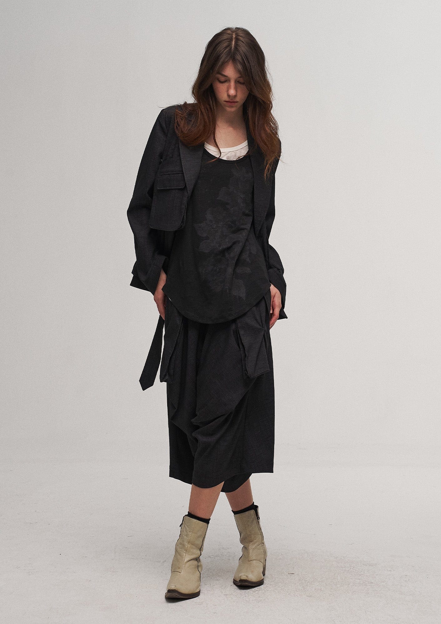 ILNya Nieternite Nifutur Asymmetric Pocket Multi-Button Blazer, premium urban and streetwear designers apparel on PROJECTISR.com, ILNya Nieternite Nifutur