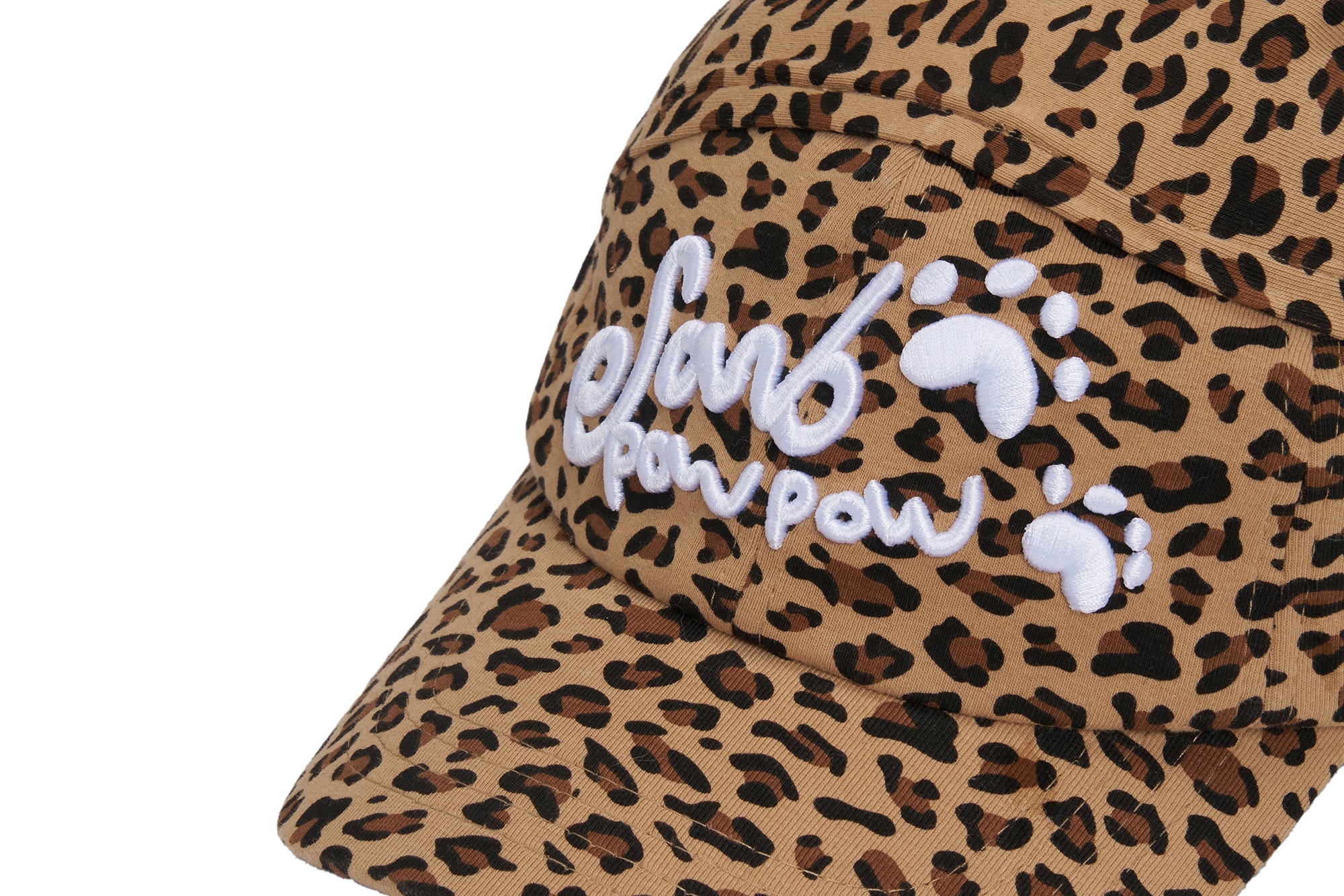 SANB Leopard Embroidered Paw Bandana Cap