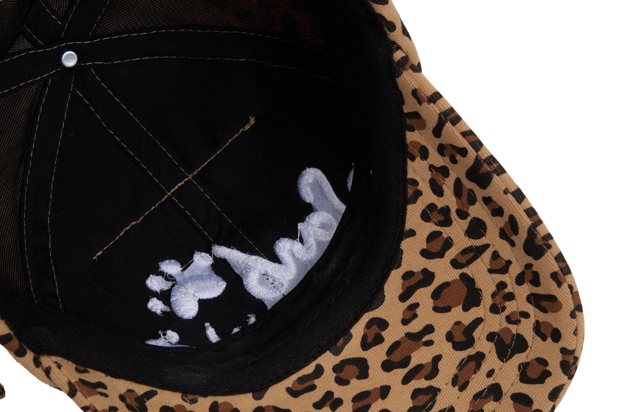 SANB Leopard Embroidered Paw Bandana Cap