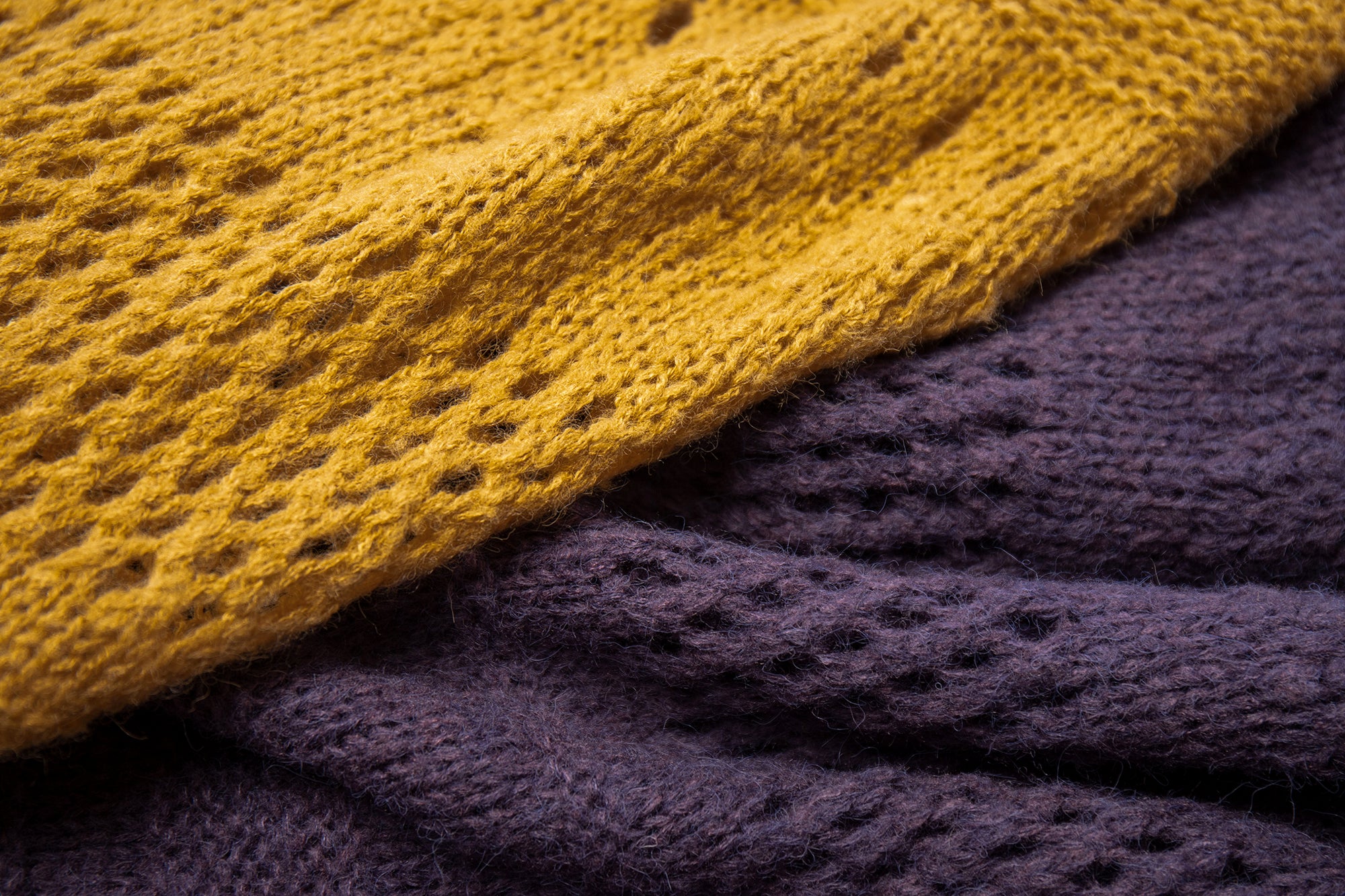 LEONSENSE Mohair-Blend Open-Knit Oversized Sweater