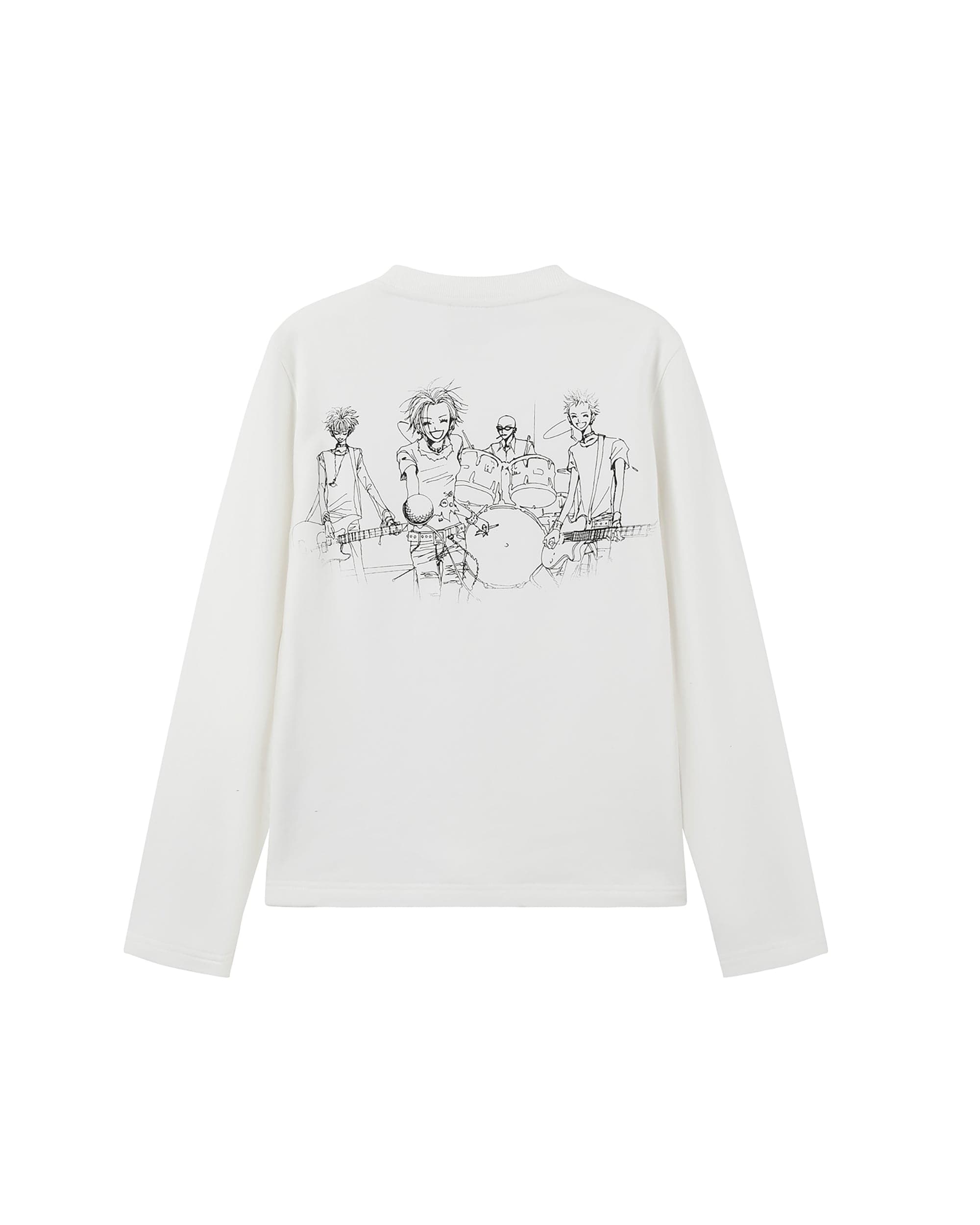 DONSMOKE × NANA Band Score Graphic Thermo Sweatshirt