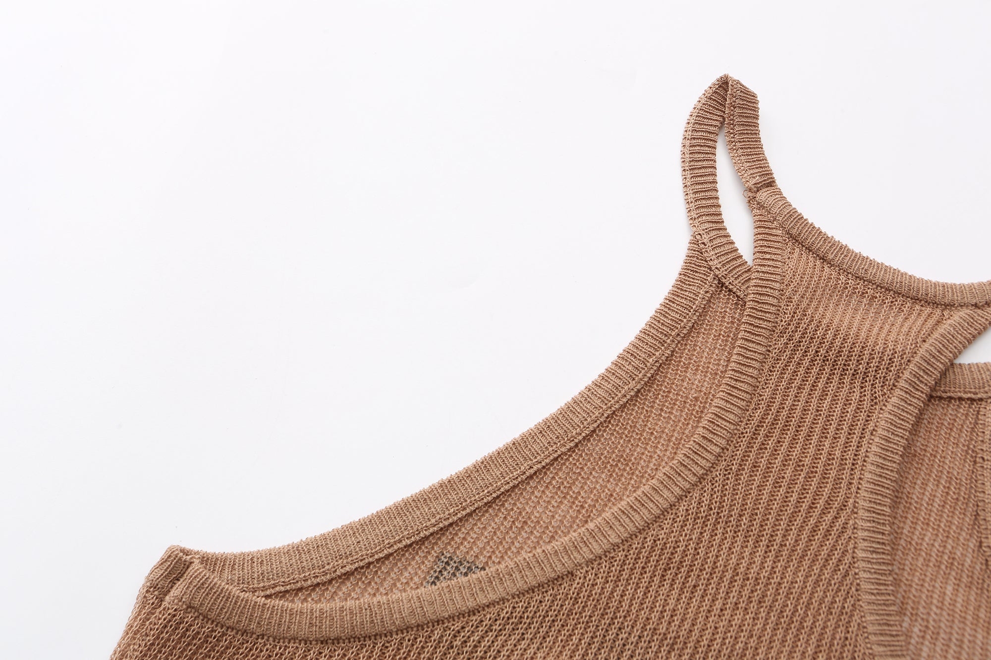 NEVER OFFEND L ANGEL Slogan Full-Print Mesh Halter Dress