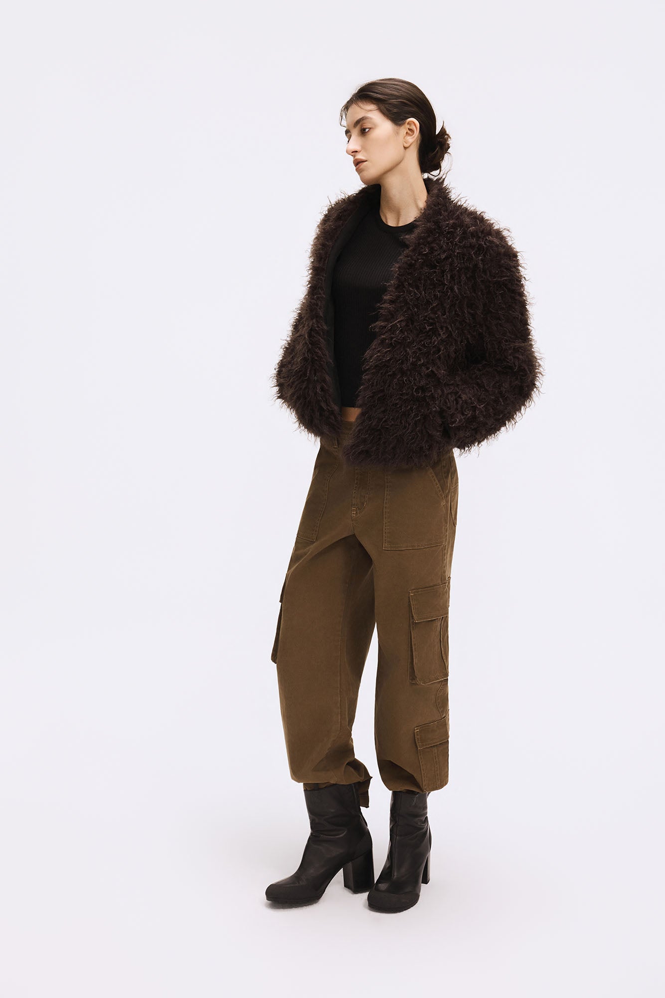ARTIFICIAL WORLD Washed Straight-Leg Cargo