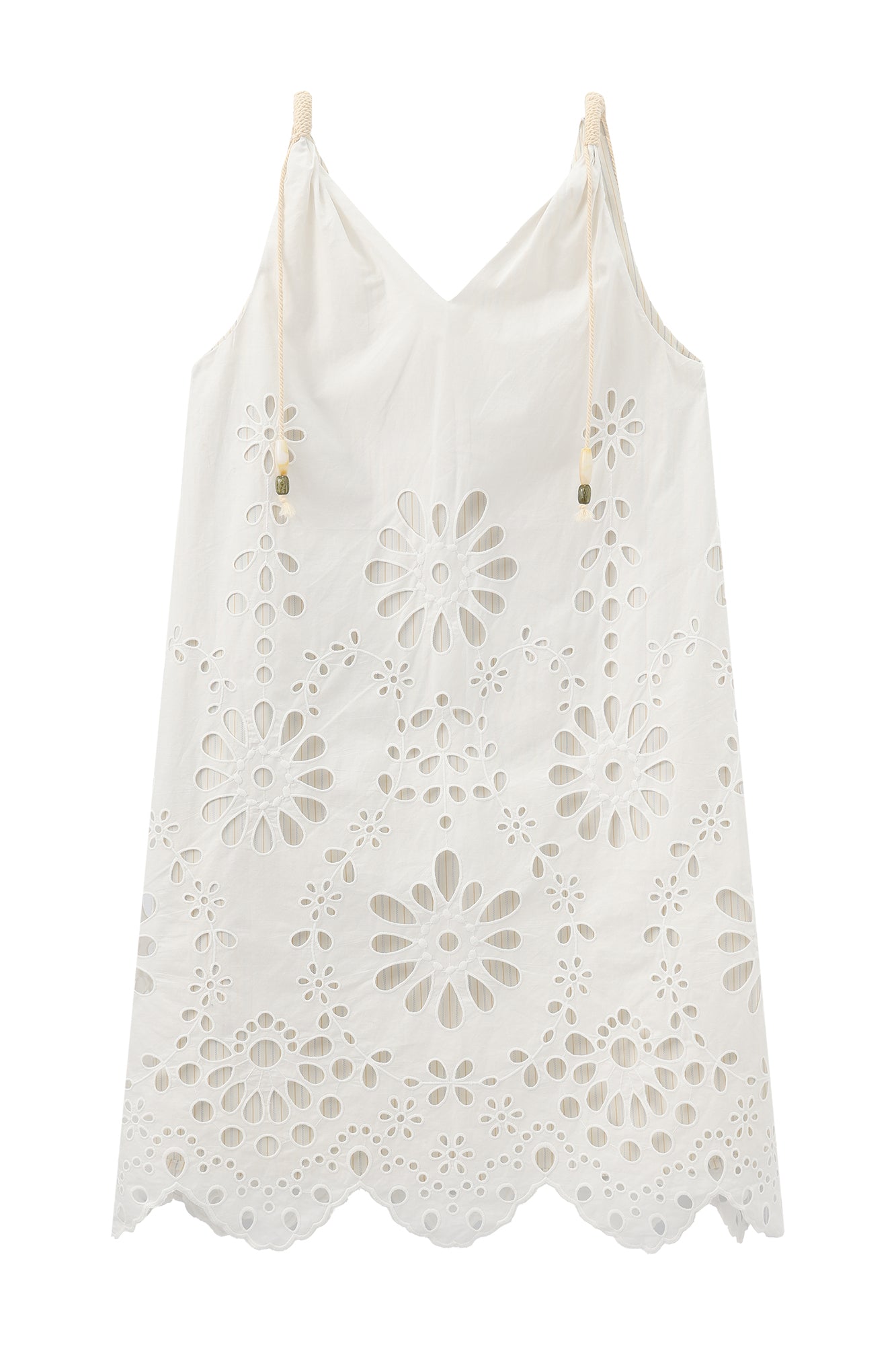 JIUWU PARK Reversible Floral Eyelet Slip Dress
