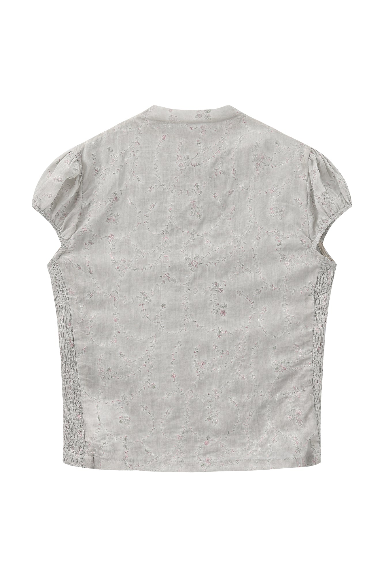 JIUWU PARK Embroidered Floral Double-Breasted Shirt