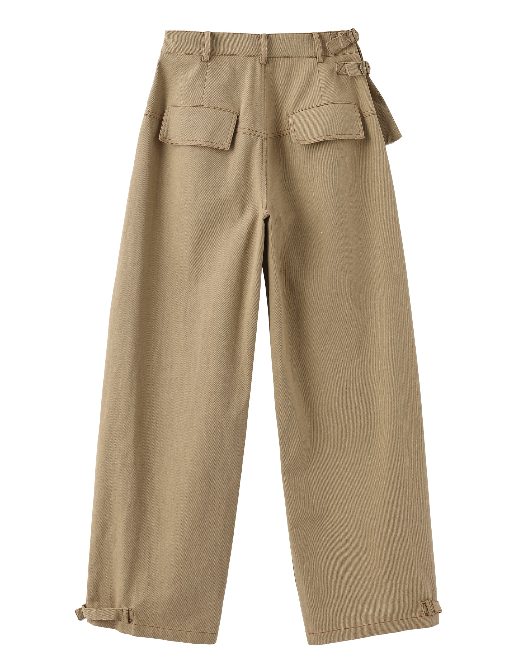 JIUWU PARK Utility Skirt Panel Wide-Leg Pants