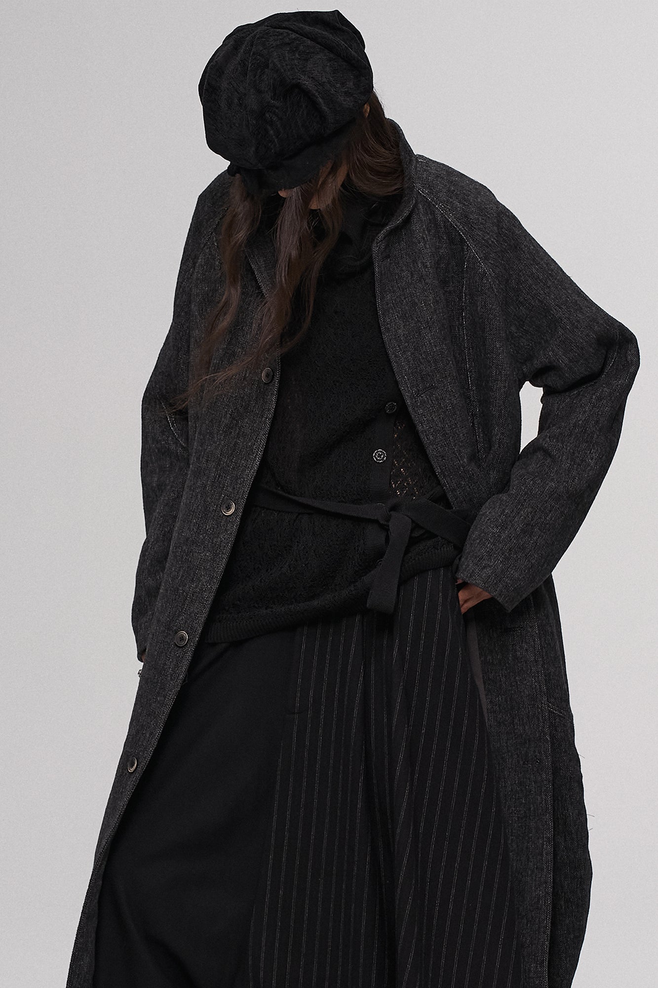 ILNya Nieternite Nifutur Lace-Jacquard Newsboy Cap