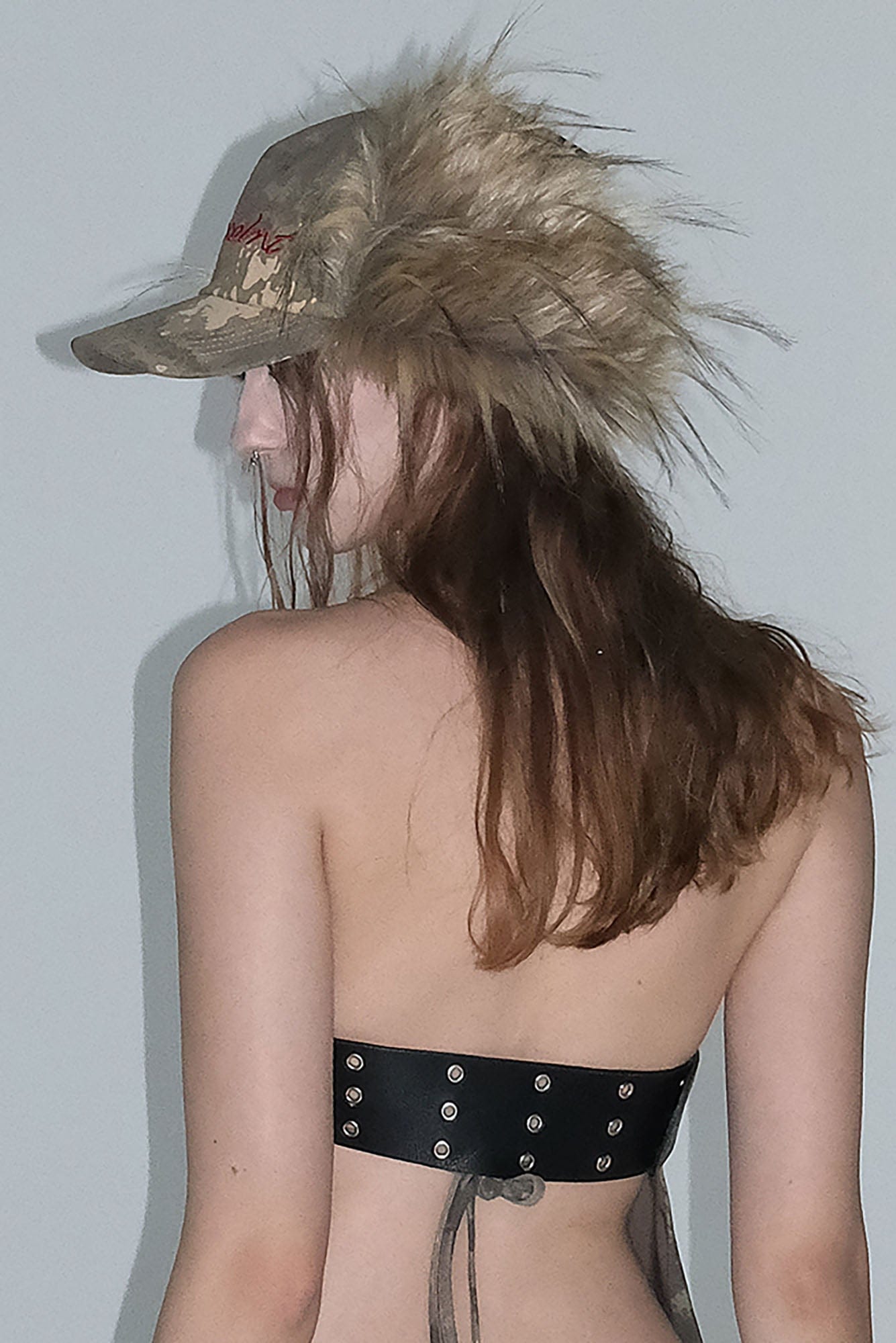 AE30 SAINT Camo Faux Fur-Trim Cap