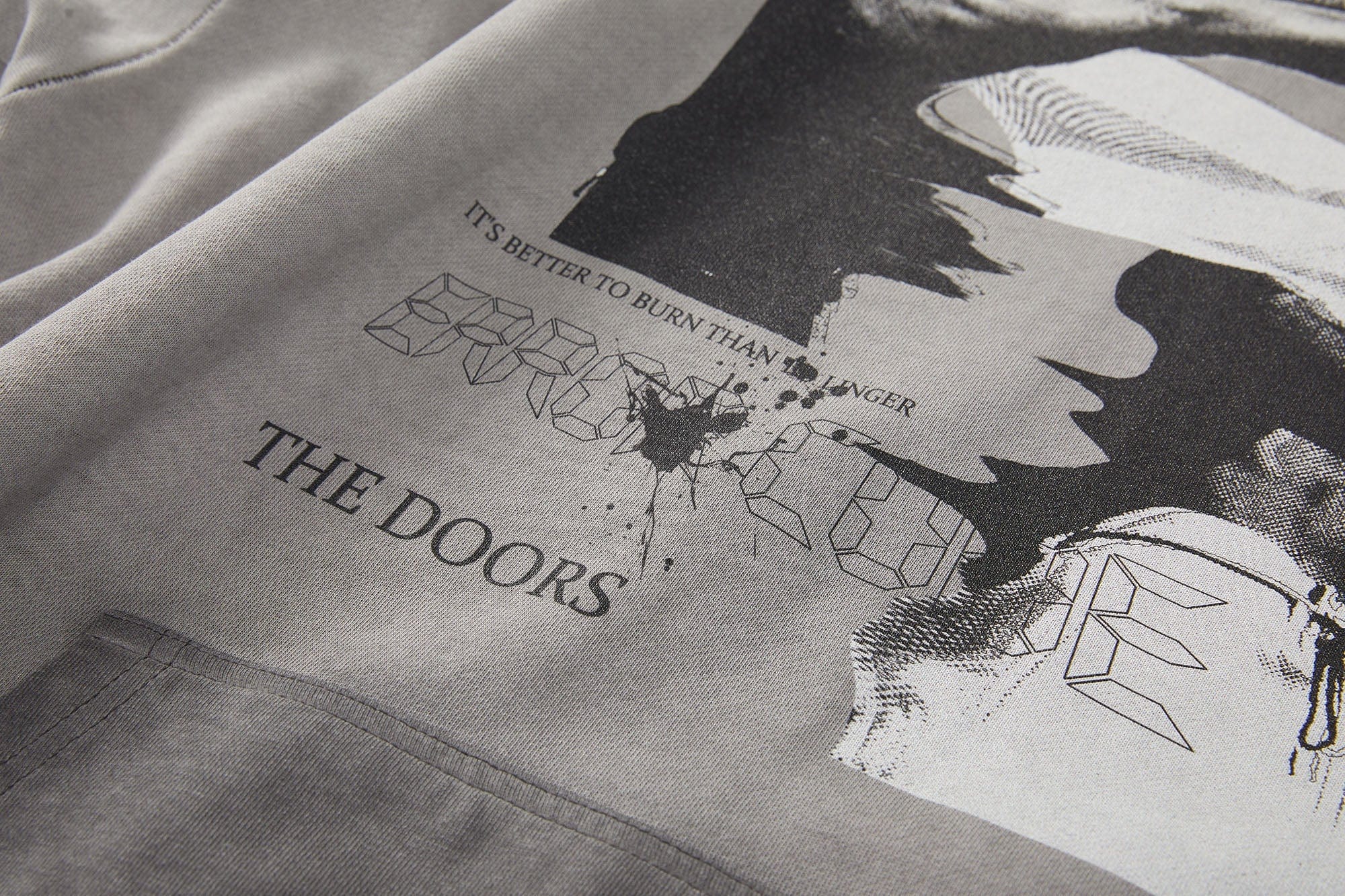 ERROR CODE ROBOT Graphic Faded Oversized Hoodie