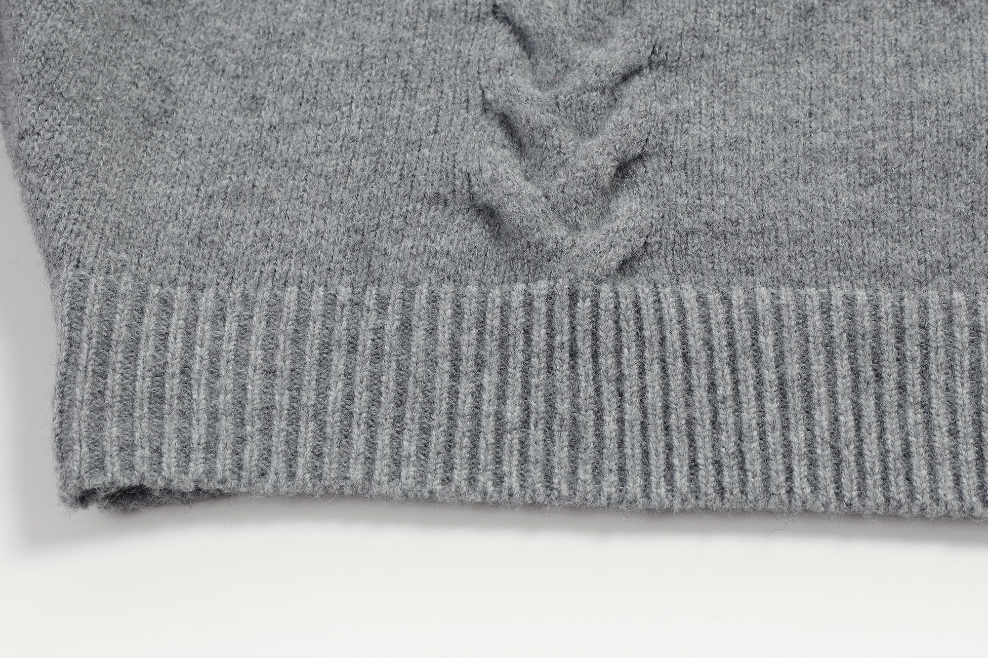 NEVER OFFEND L ANGEL Oversized Draped-Scarf Cable-Knit Sweater