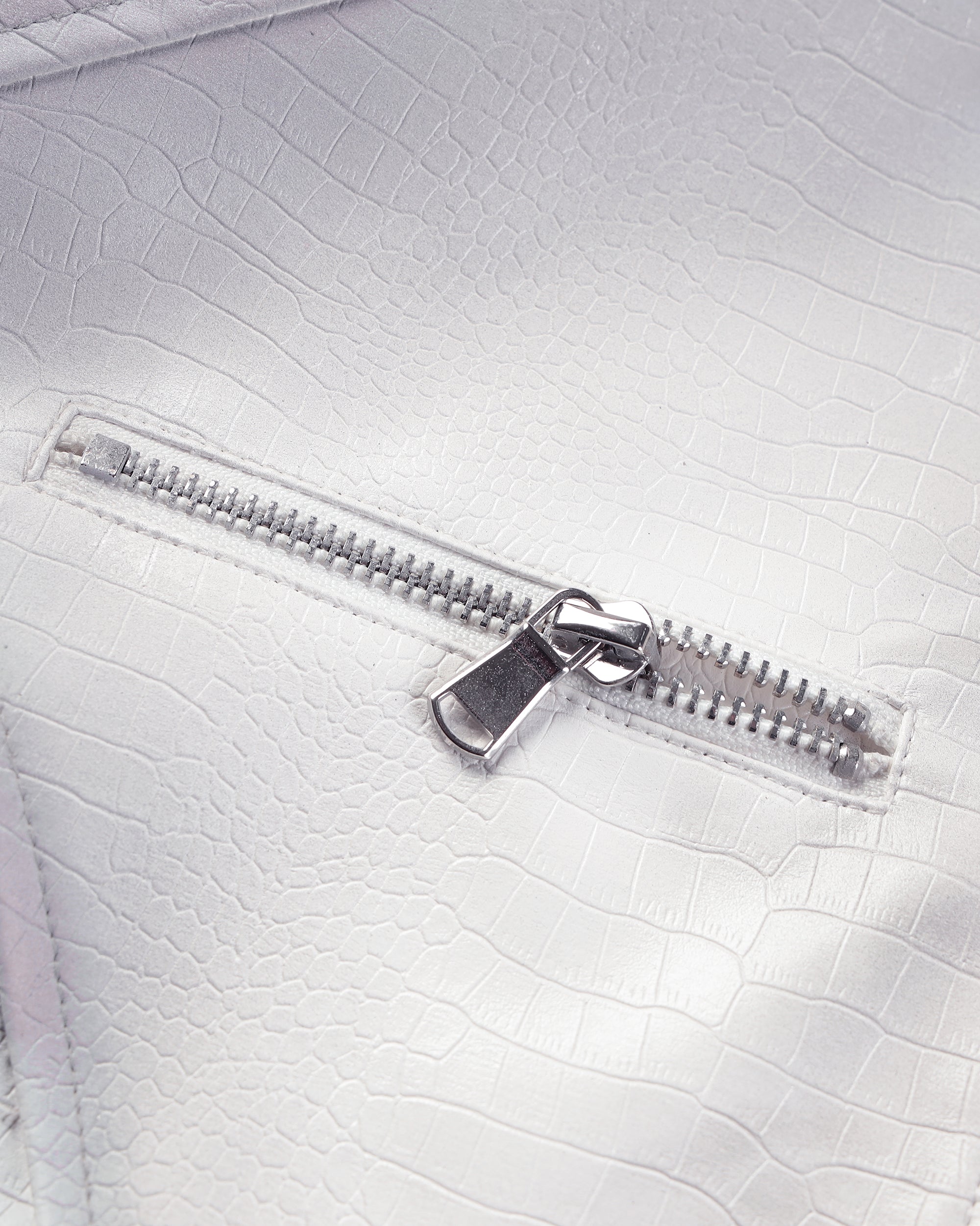 NEVER OFFEND L ANGEL Fog Ombre Cropped Moto Jacket