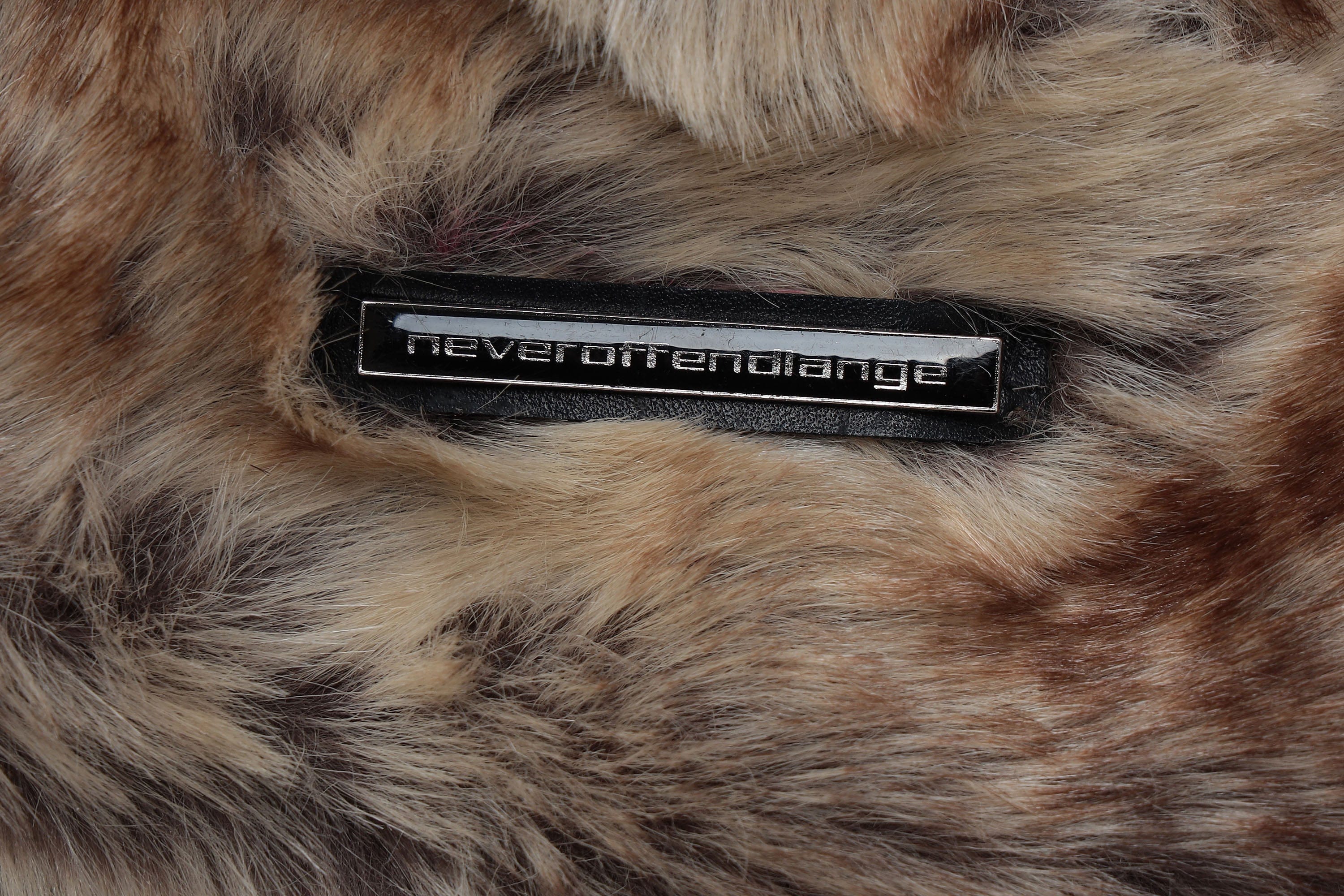 NEVER OFFEND L ANGEL Gem-Embellished Furry Bucket Hat