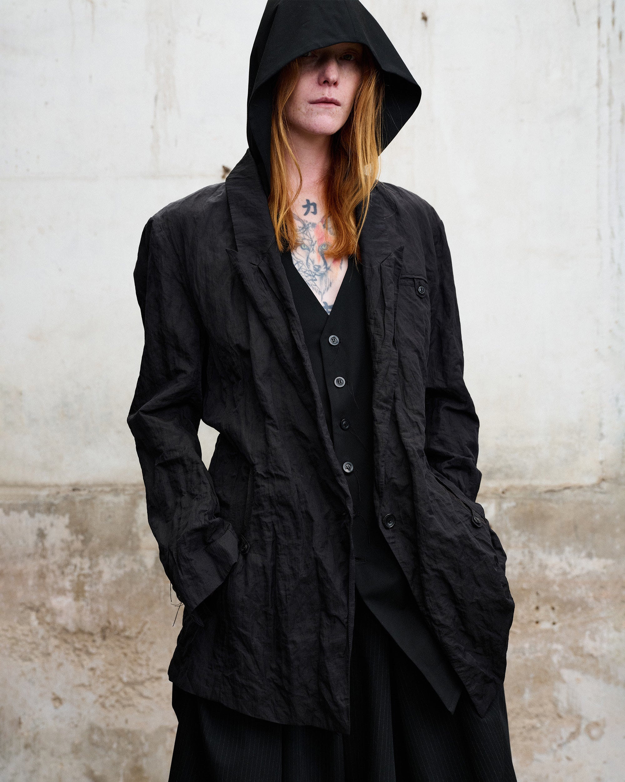 ILNya Nieternite Nifutur Hooded Waist-Cinched Vest