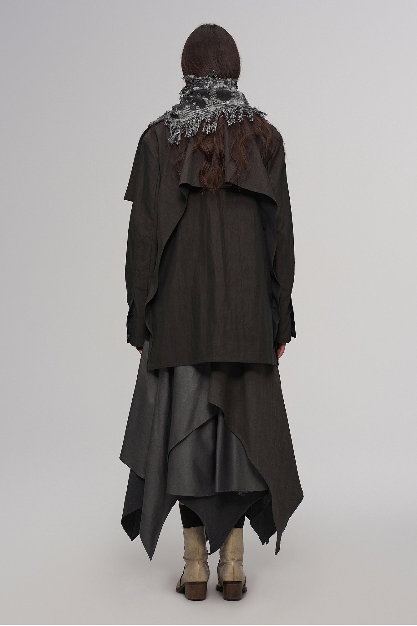 ILNya Nieternite Nifutur Fringe Cotton Scarf-Shawl