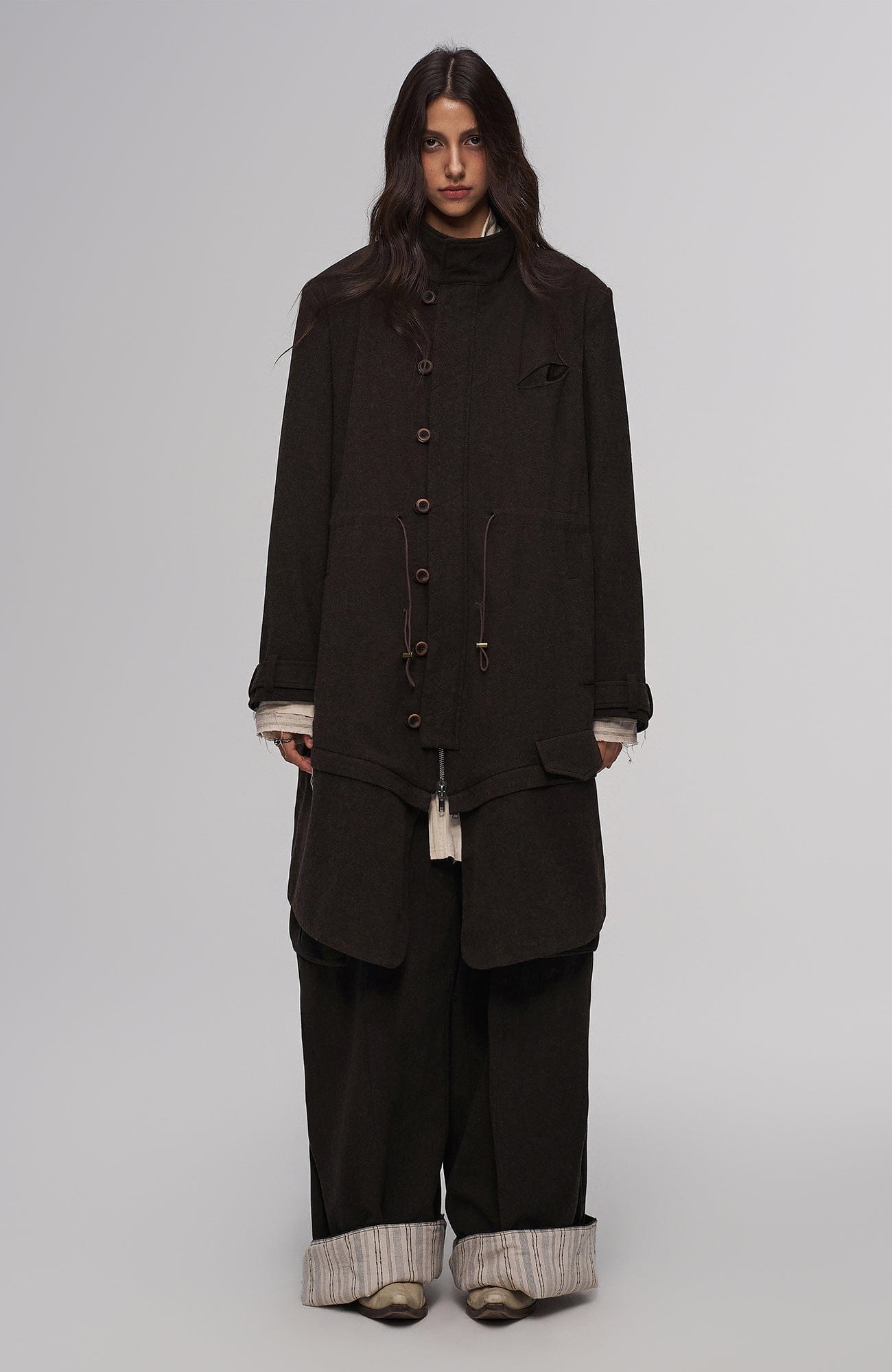 ILNya Nieternite Nifutur Detachable Down-Lined Wool-Blend Modular Parka