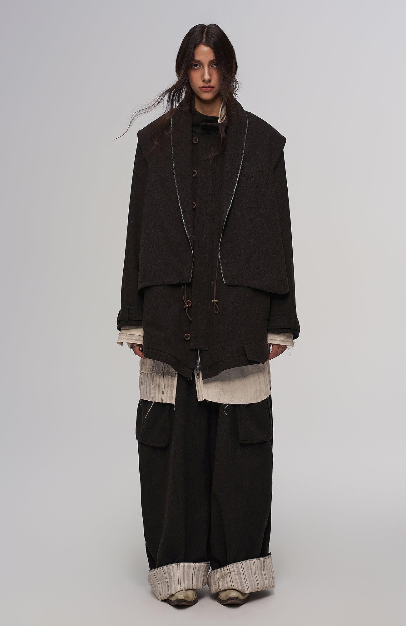 ILNya Nieternite Nifutur Detachable Down-Lined Wool-Blend Modular Parka