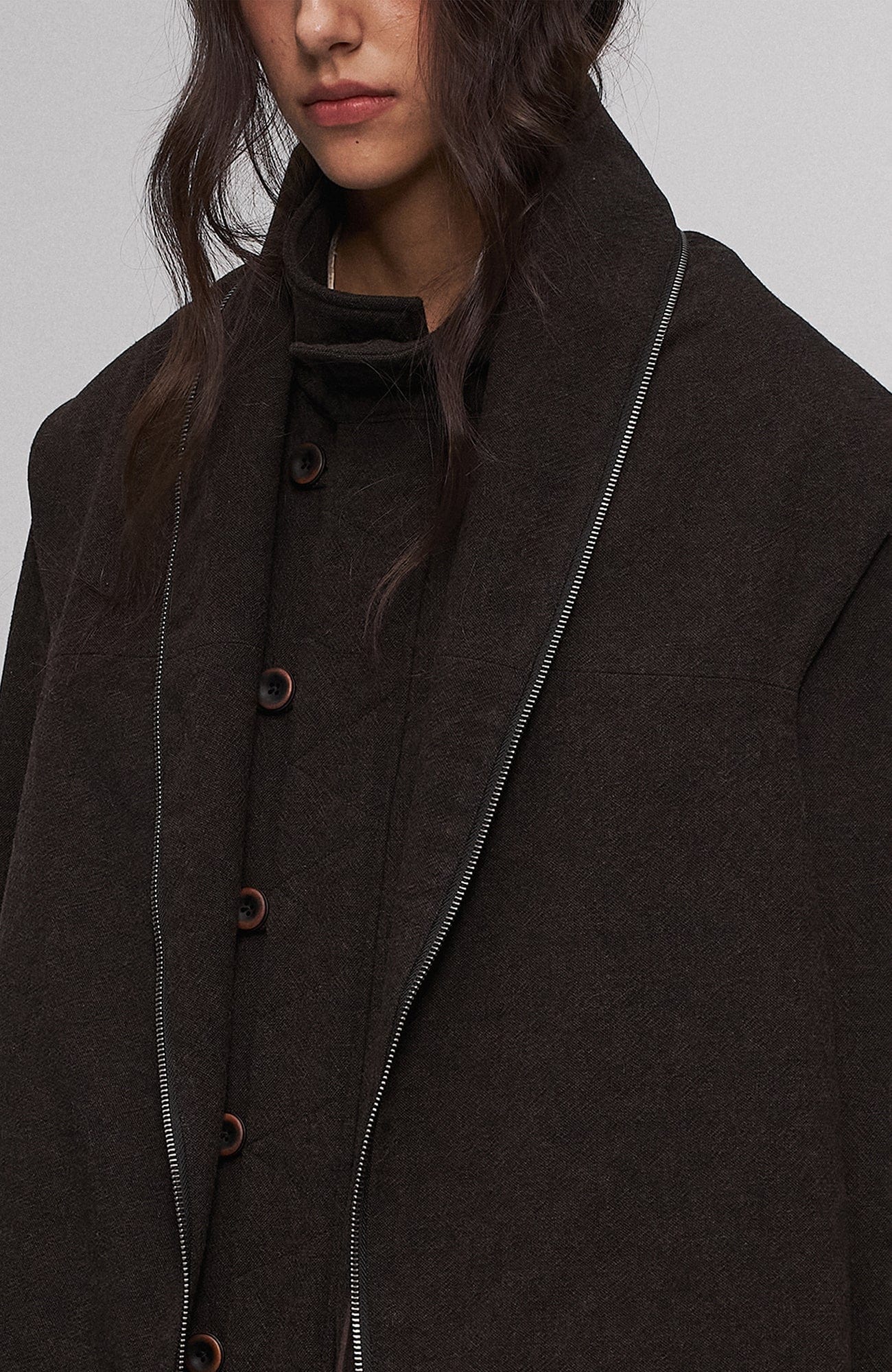 ILNya Nieternite Nifutur Detachable Down-Lined Wool-Blend Modular Parka