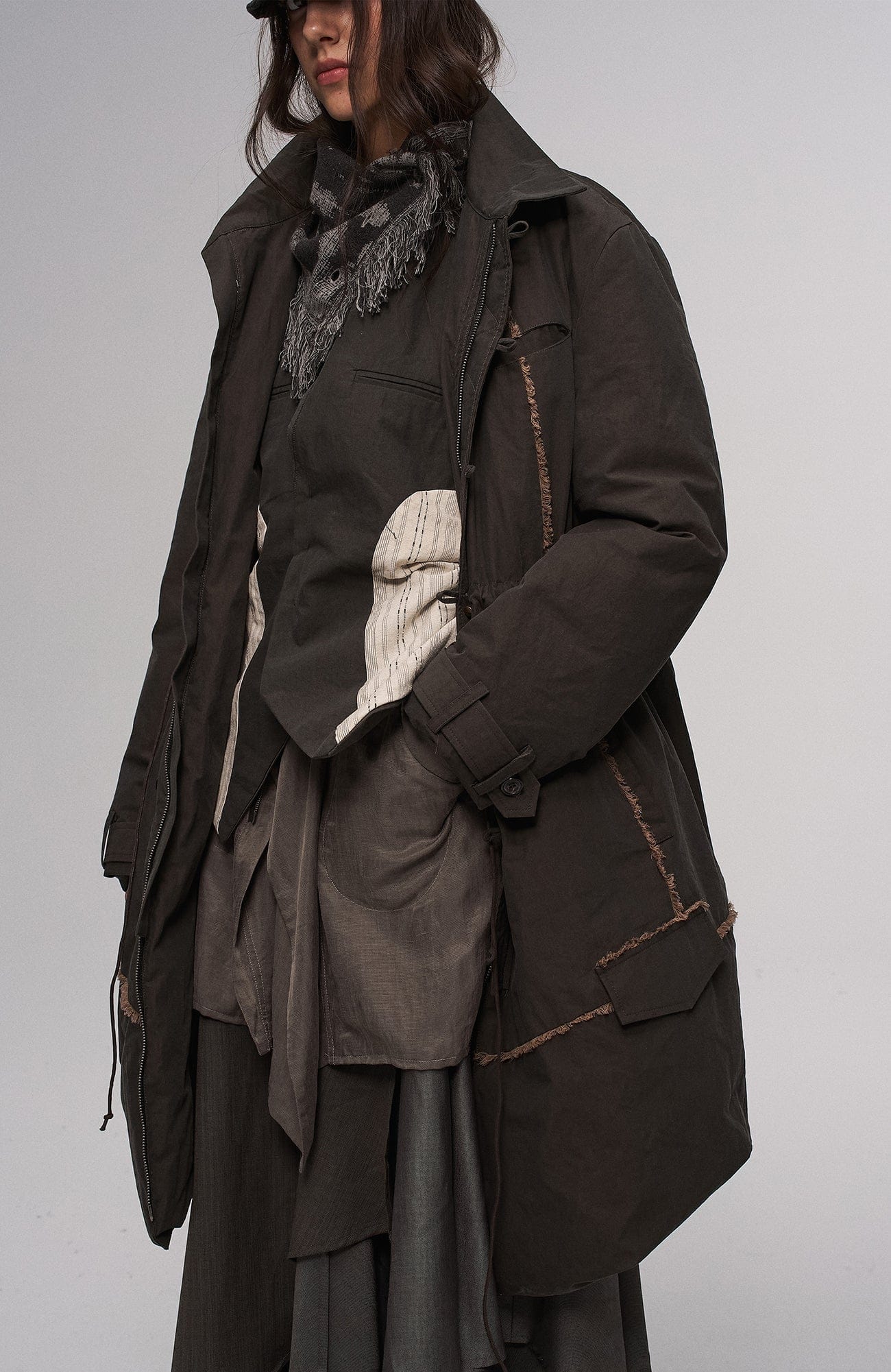 ILNya Nieternite Nifutur Asym Hem Drawcord Down Parka