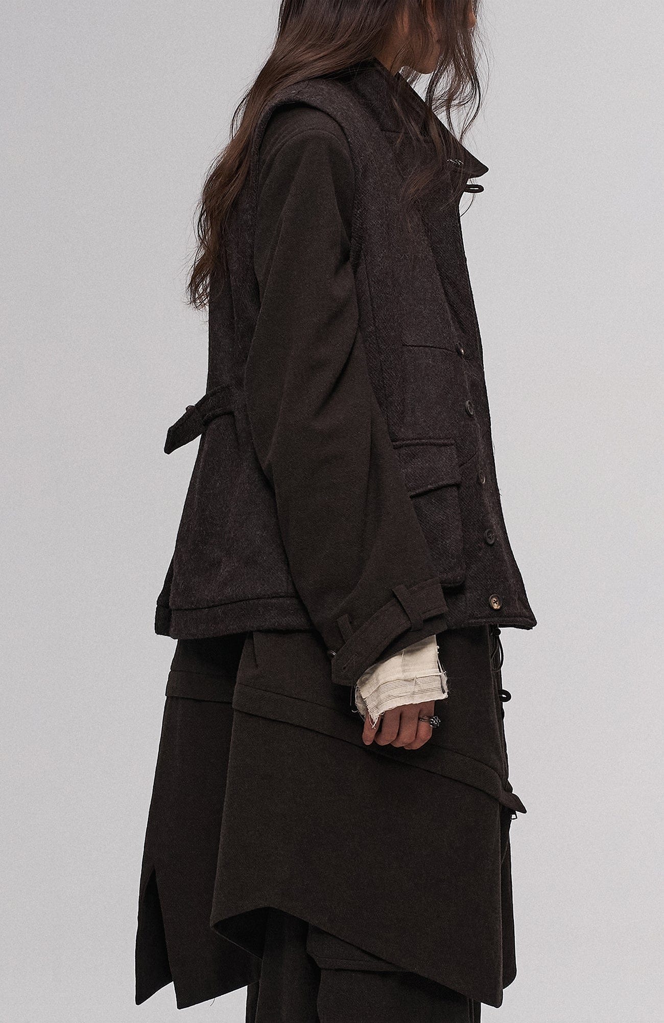 ILNya Nieternite Nifutur Detachable Down-Lined Wool-Blend Modular Parka