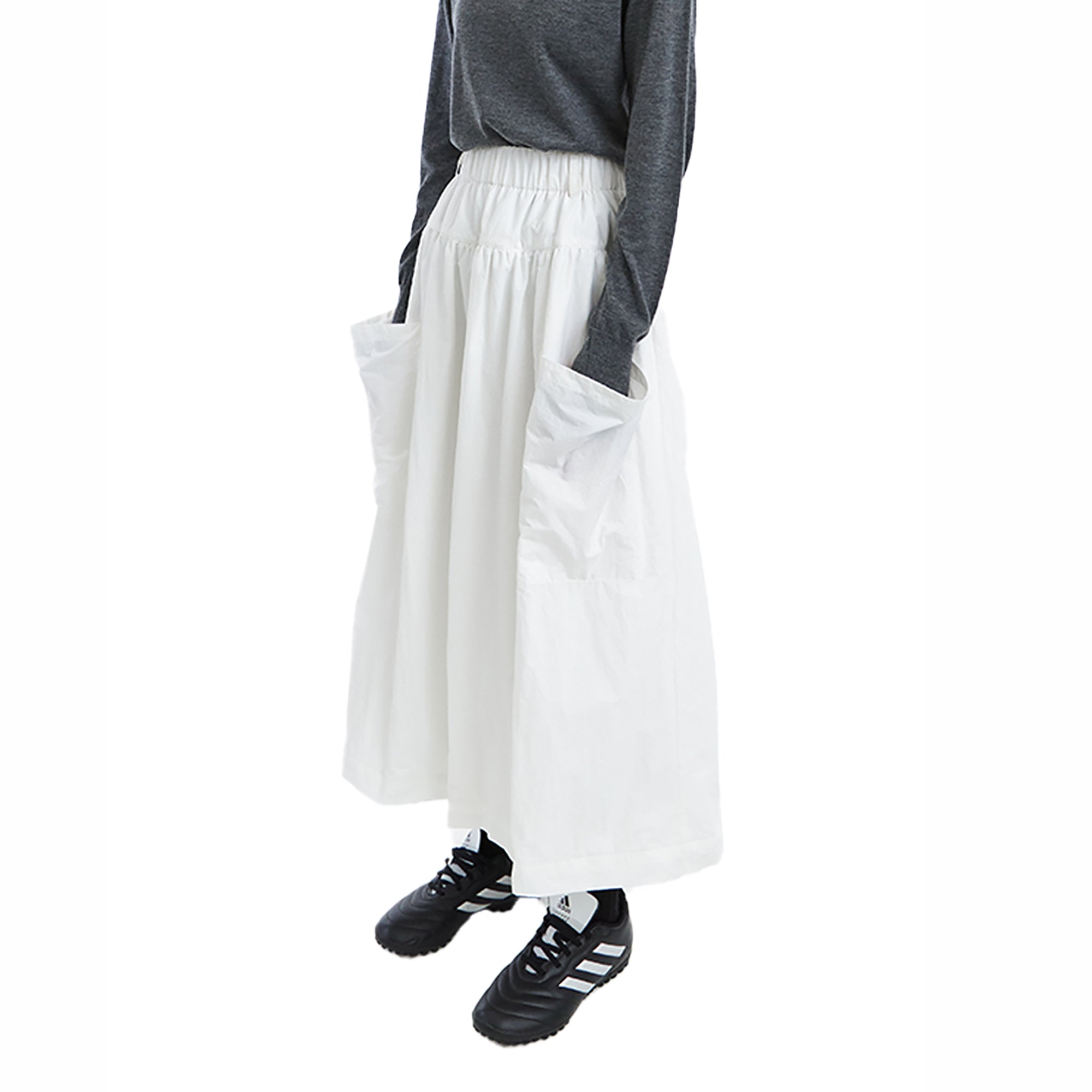 NEVERSEEZ Modern Quilted Air-Layer Skirt