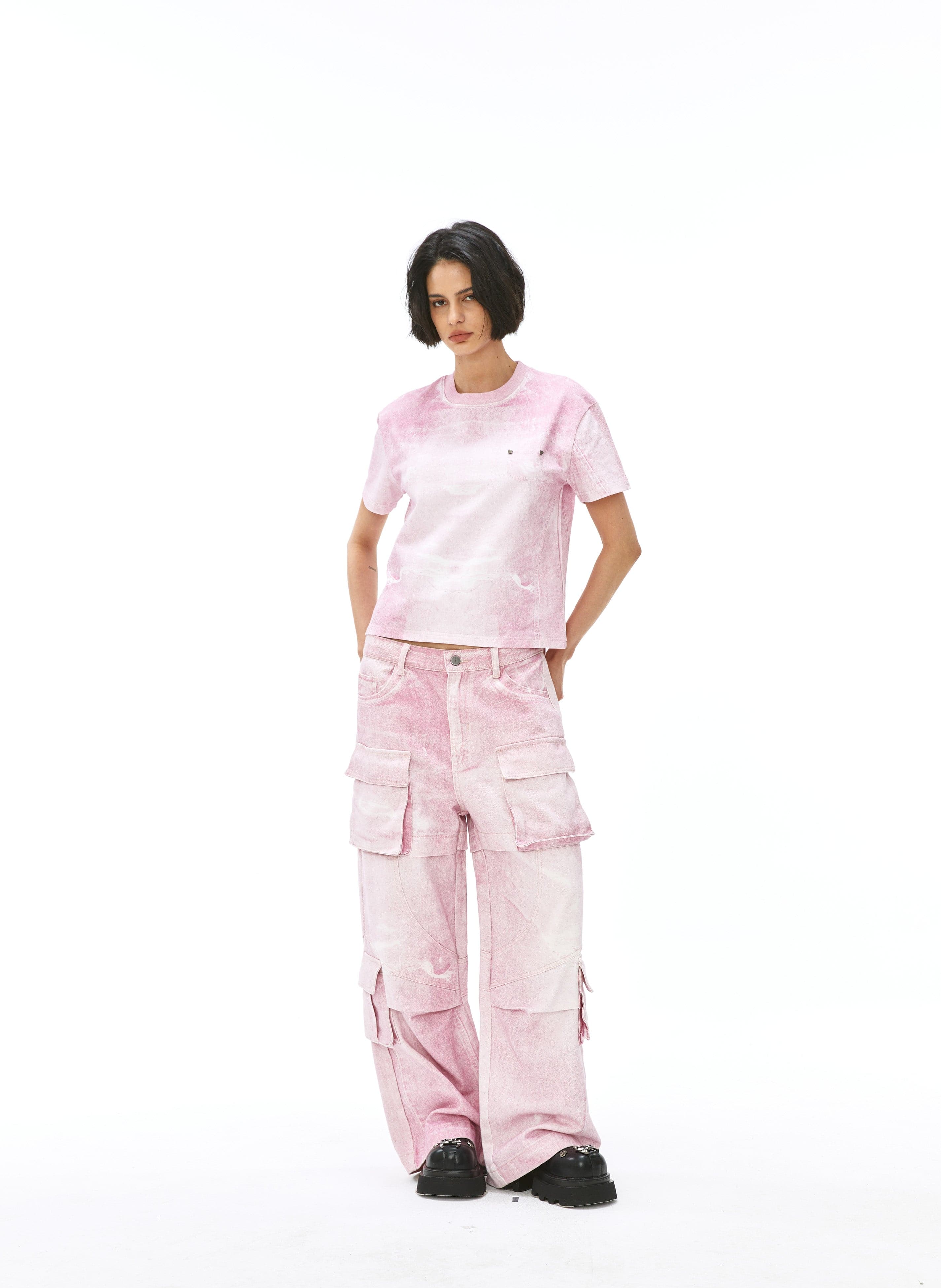 VANN VALRENCE Structural Multi-Pockets Cargo Jeans, premium urban and streetwear designers apparel on PROJECTISR.com, VANN VALRENCE