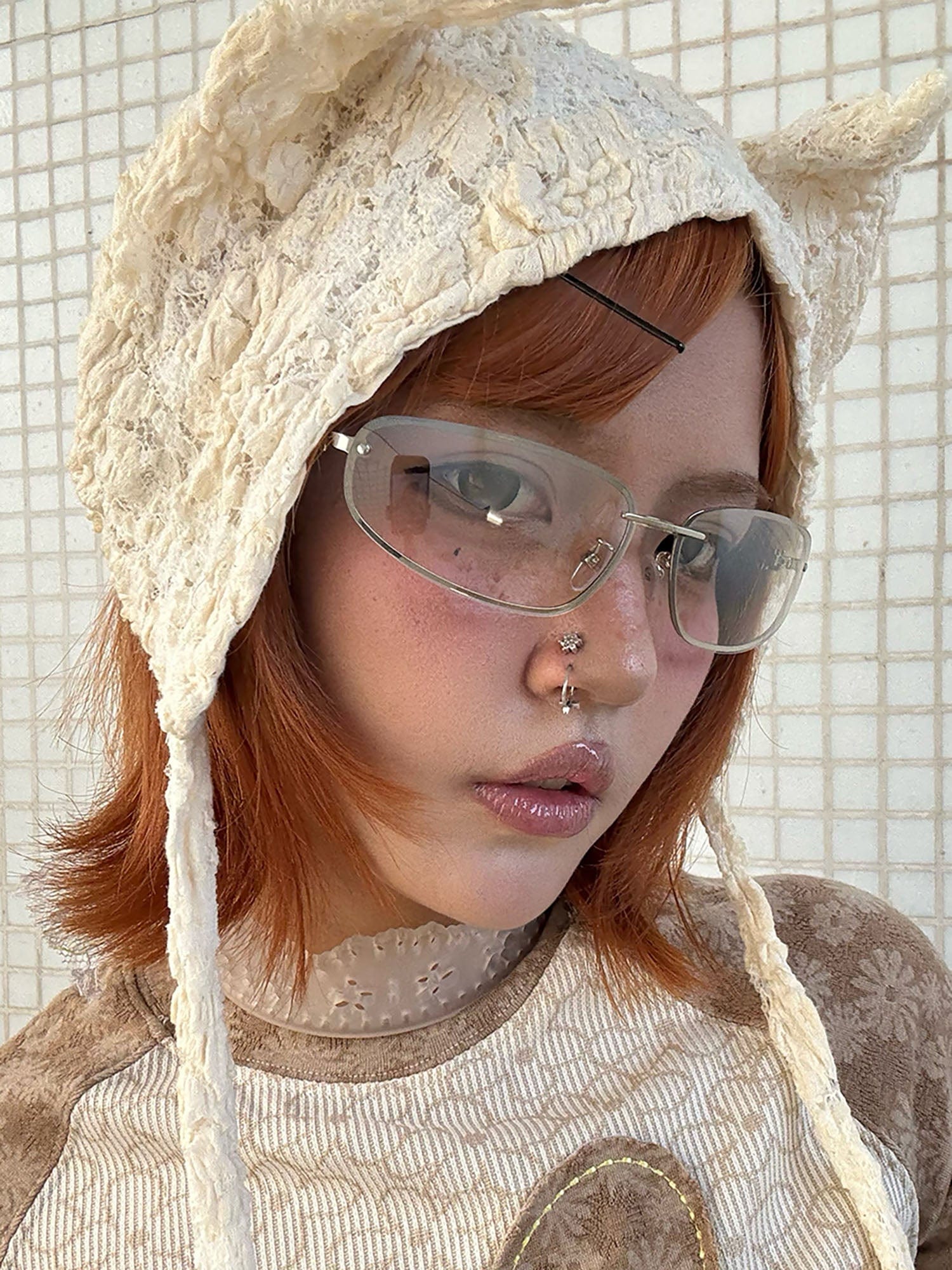 DAMAGE ASIA Metal Streamline Lens Shades