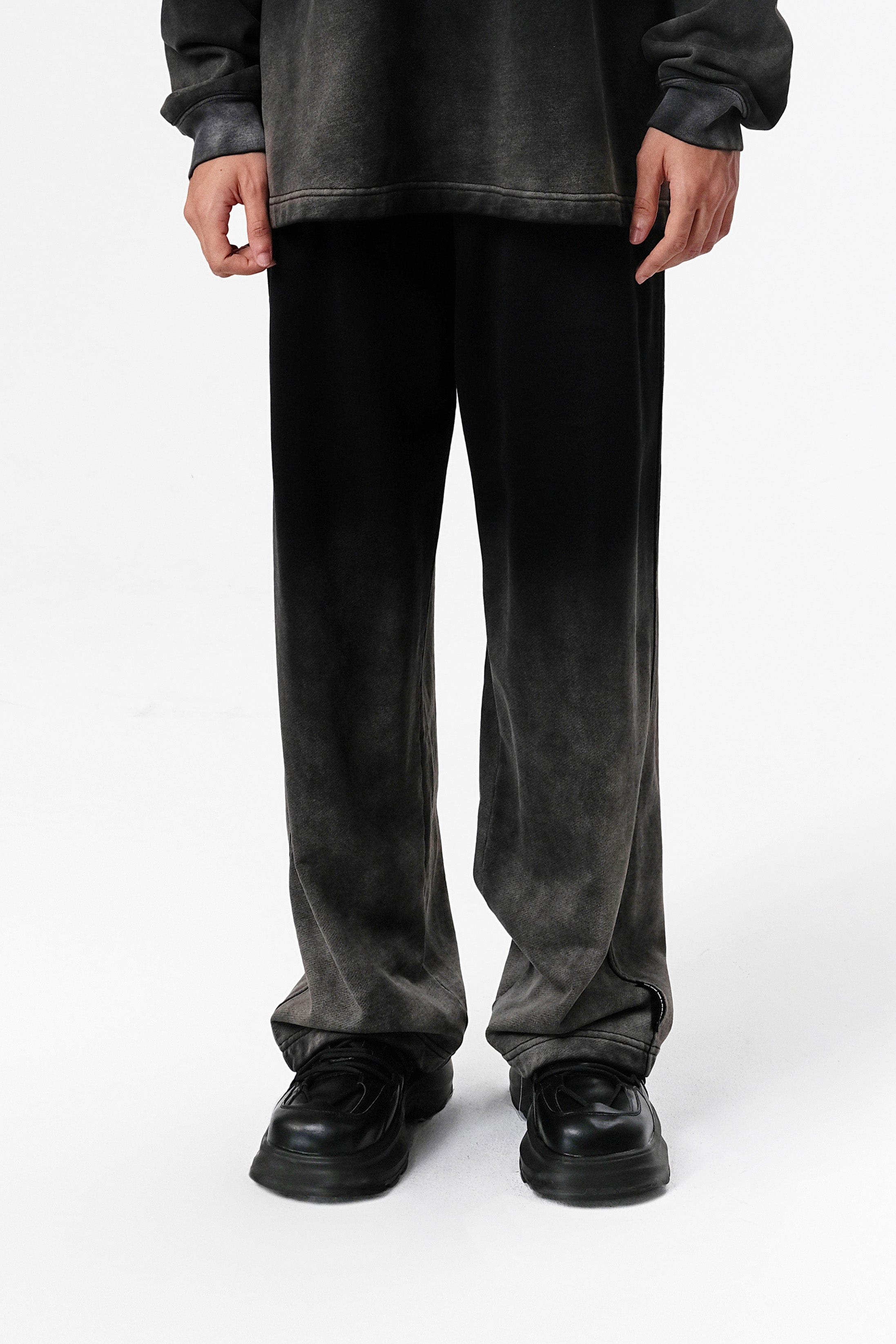 VANN VALRENCE Washed Gradient Straight-Leg Pants, premium urban and streetwear designers apparel on PROJECTISR.com, VANN VALRENCE