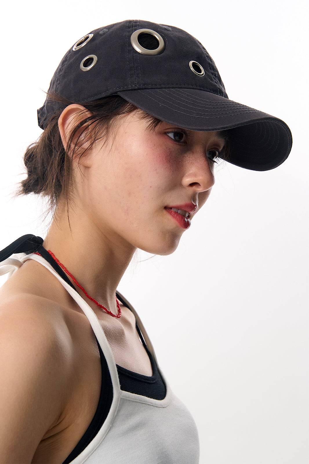 HSUSE Irregular Eyelet Baseball Cap