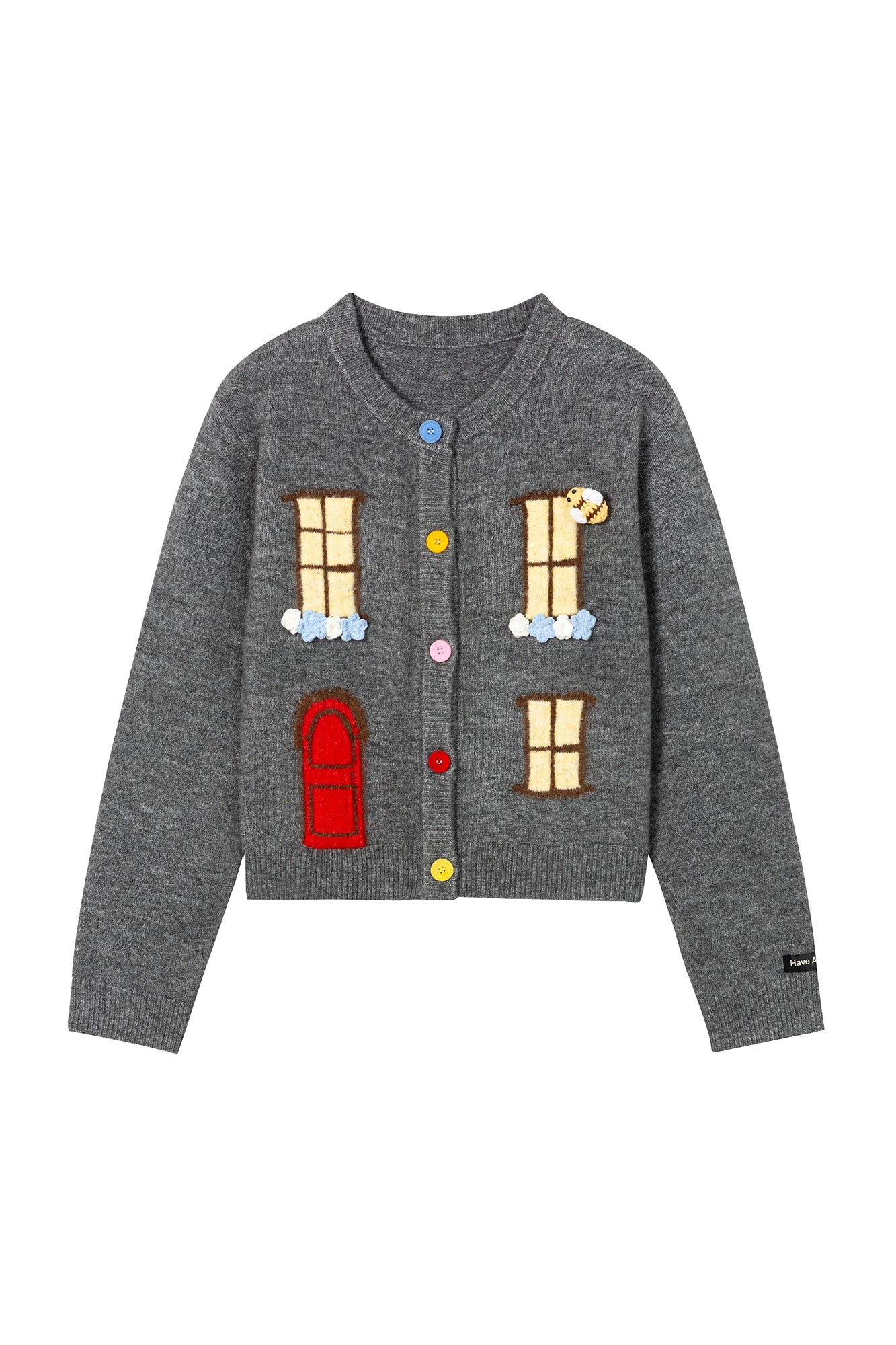 SOFITTE Flowers & Bees Window Embellished Cardigan