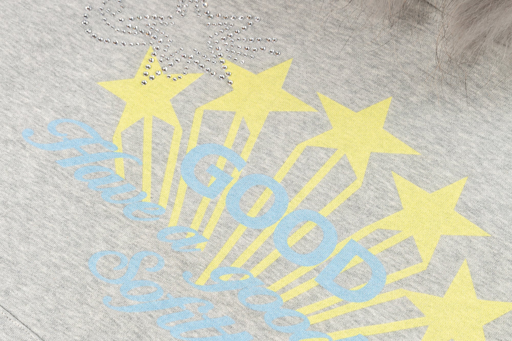 SOFITTE Star Graphic Faux-Fur Trim Hoodie